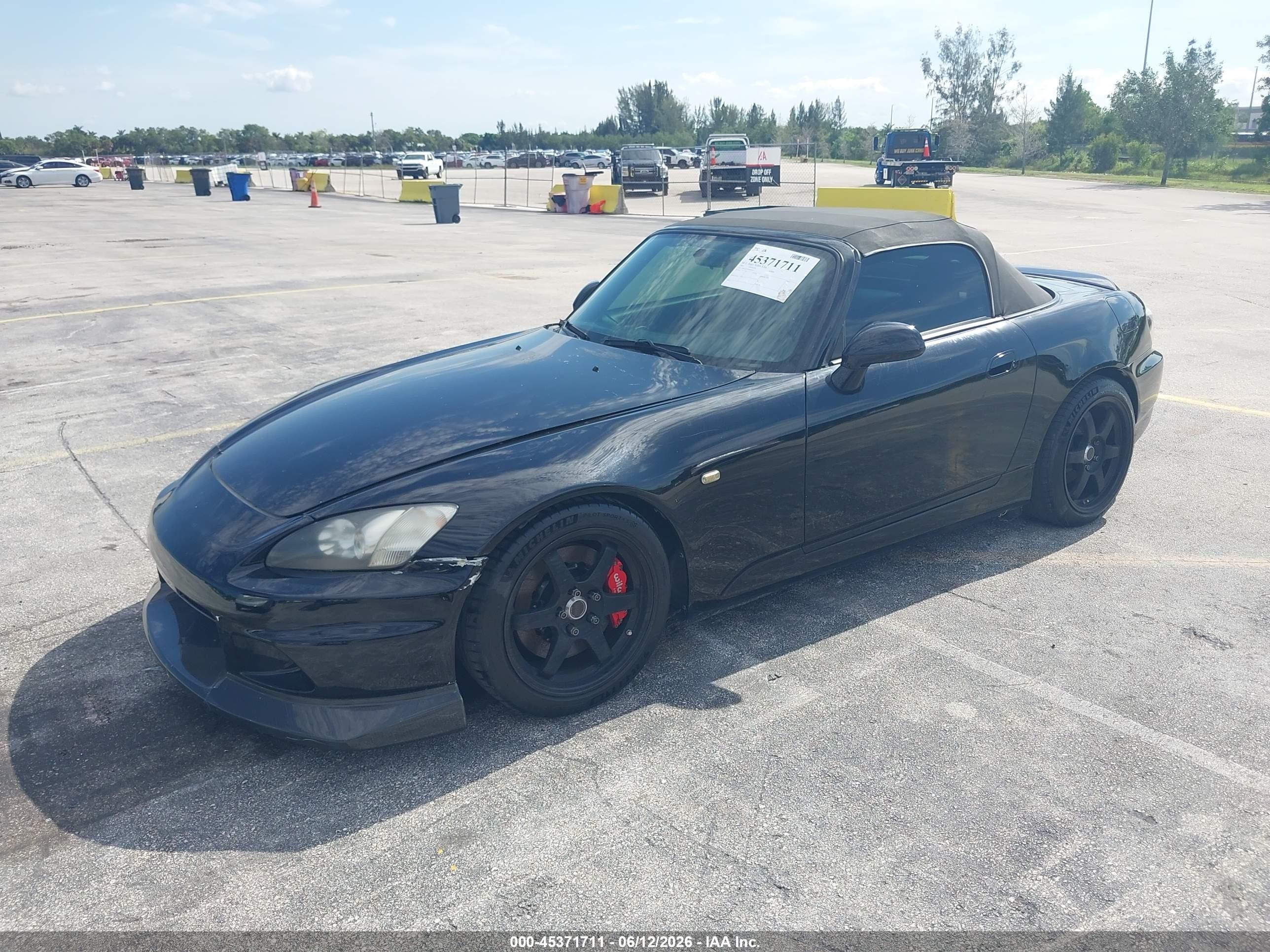 2005 Honda S2000   Черный vin: JHMAP21445S000767