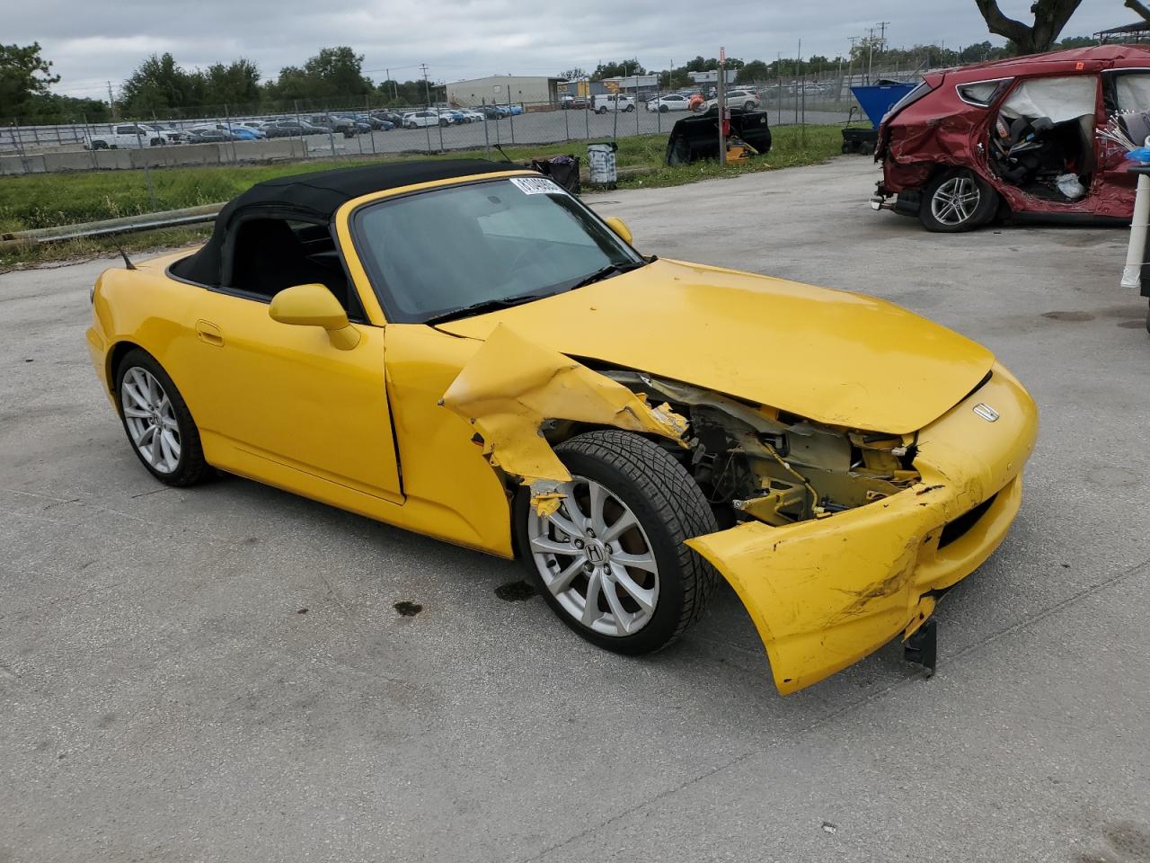 2006 Honda S2000 Yellow vin: JHMAP21446S002813