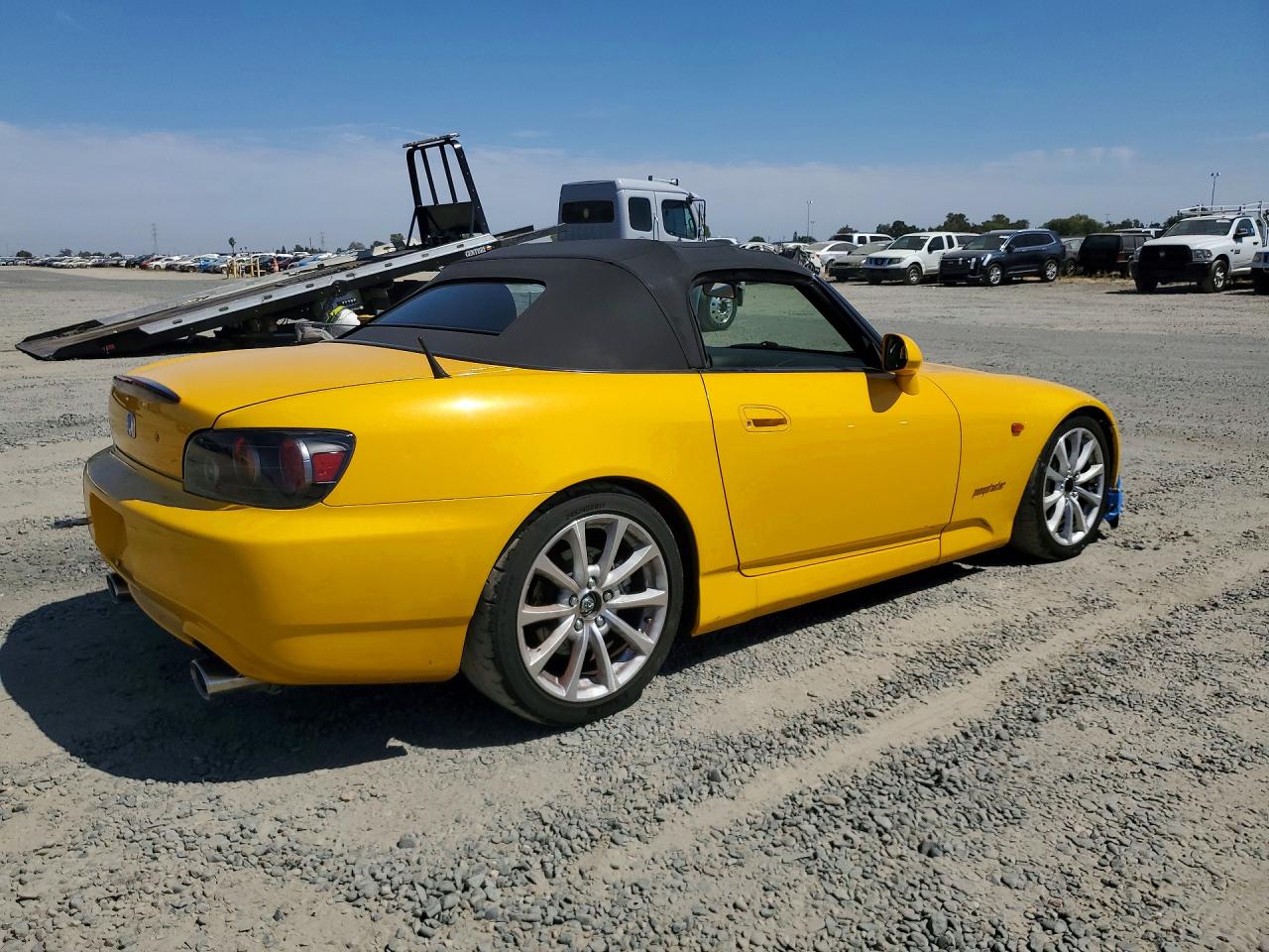 2007 Honda S2000 Желтый vin: JHMAP21447S001095