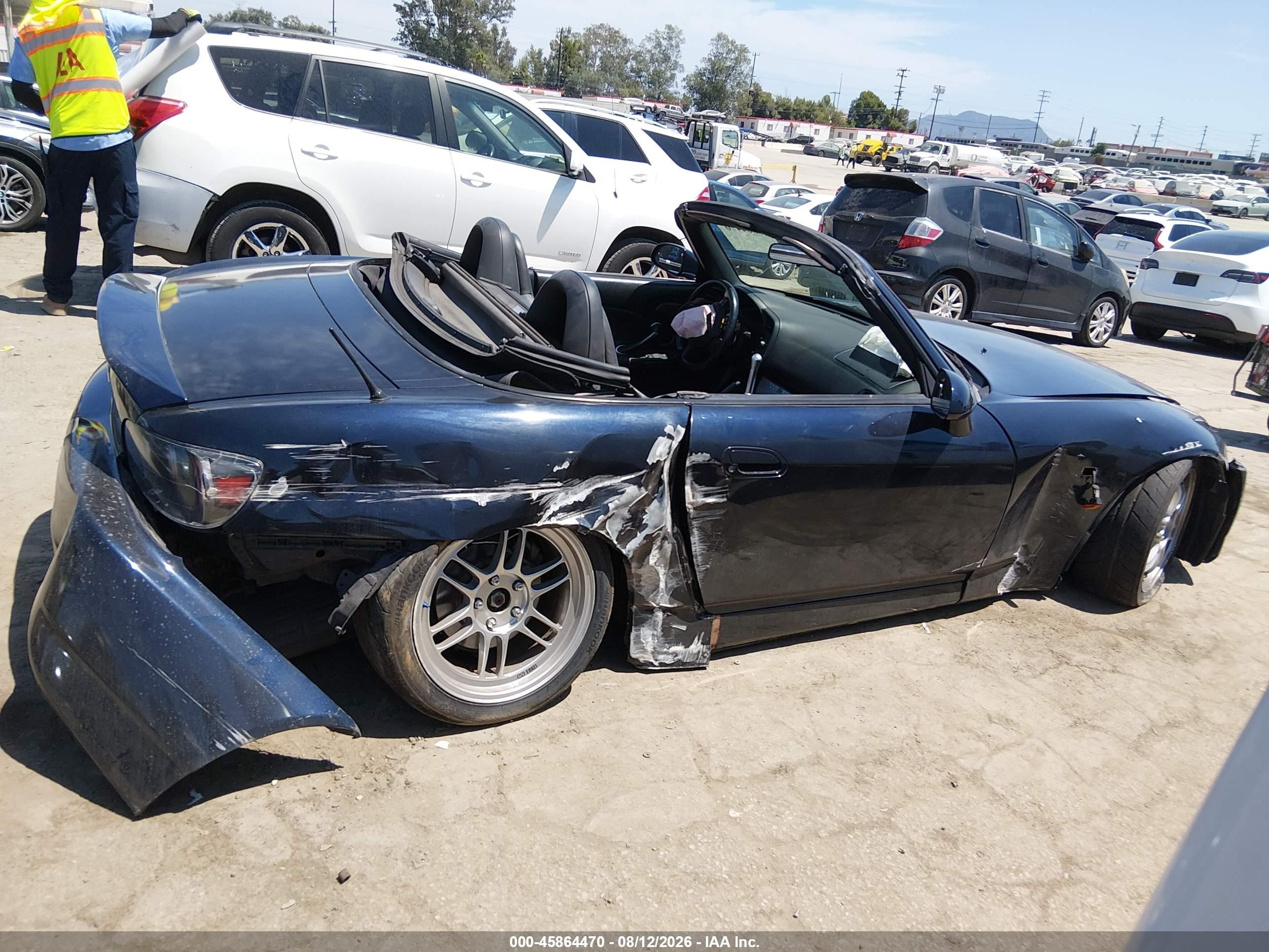 2005 Honda S2000   Dark Blue vin: JHMAP21455S000759