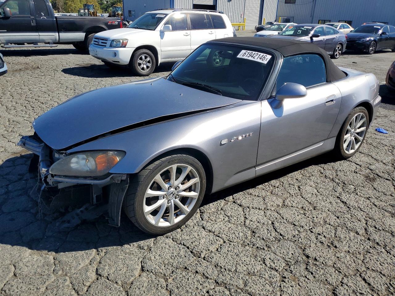 2007 Honda S2000 Gray vin: JHMAP21457S000490