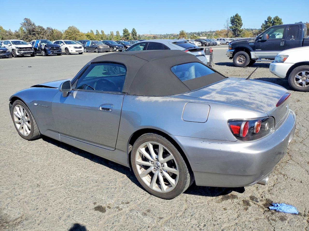 2007 Honda S2000 Gray vin: JHMAP21457S000490