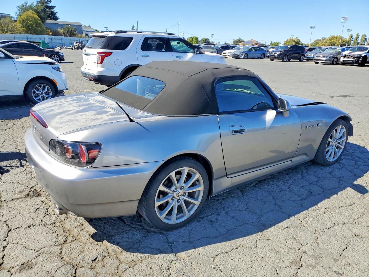 2007 Honda S2000 Gray vin: JHMAP21457S000490