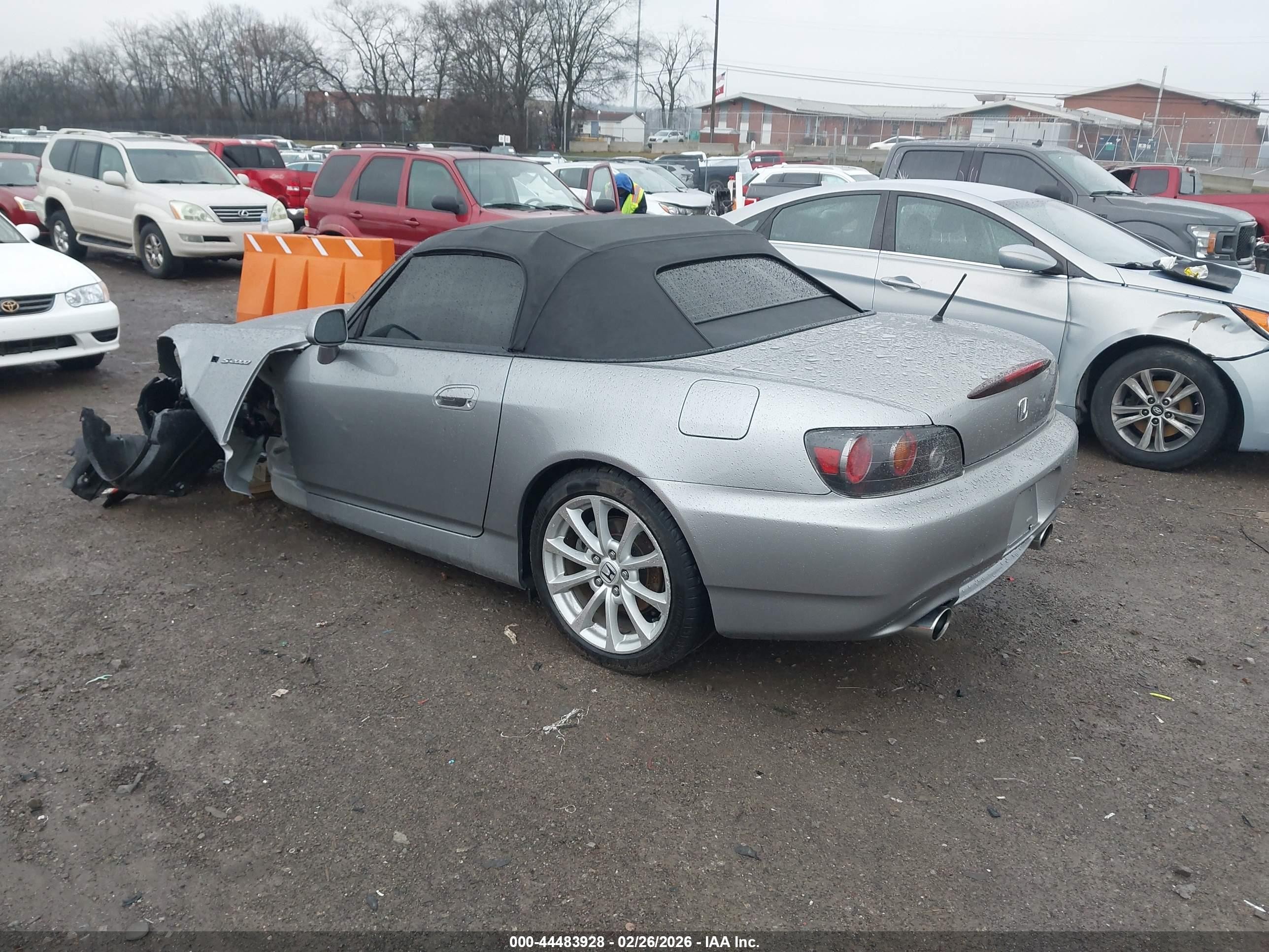 2007 Honda S2000   Silver vin: JHMAP21467S001289
