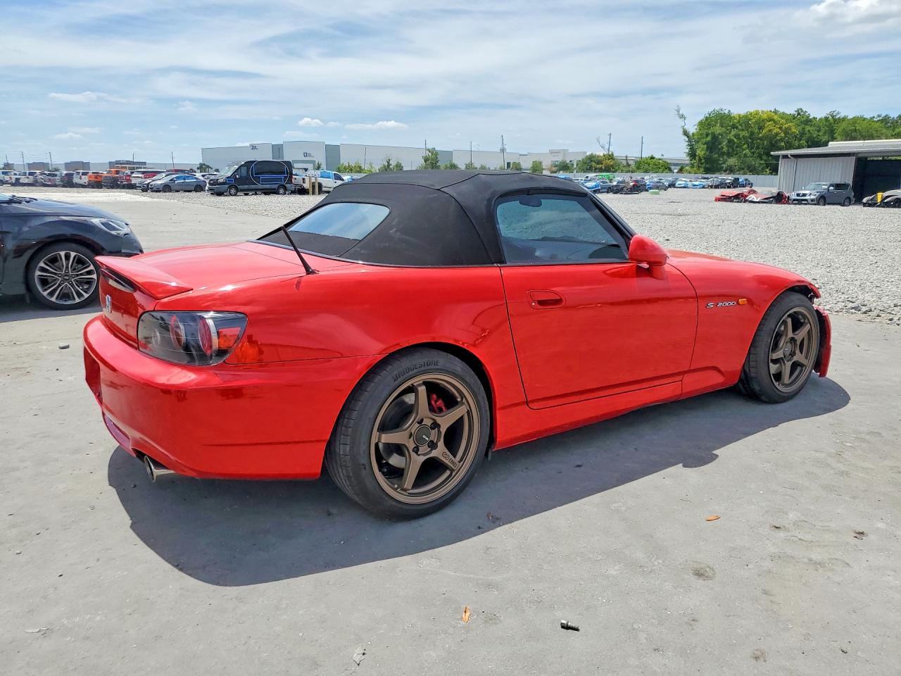 2007 Honda S2000 Red vin: JHMAP21467S001745