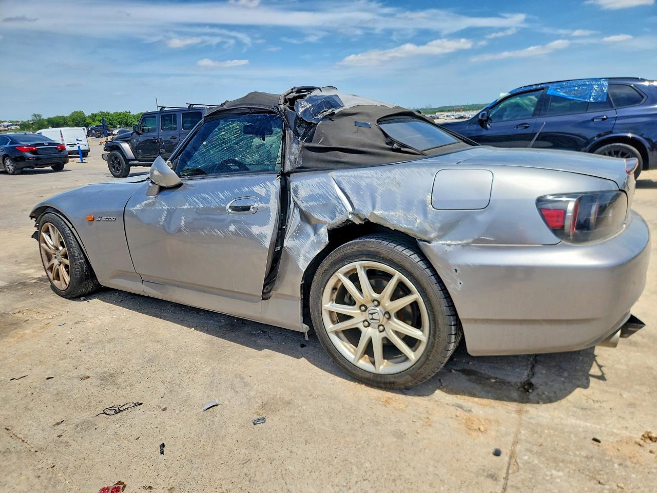 2004 Honda S2000 Gray vin: JHMAP21474T000464