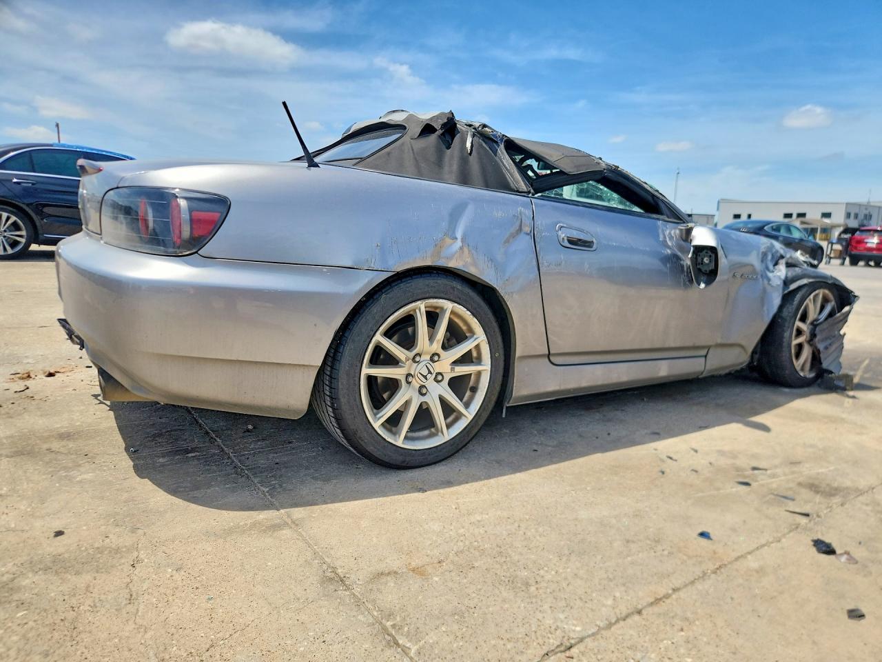 2004 Honda S2000 Gray vin: JHMAP21474T000464