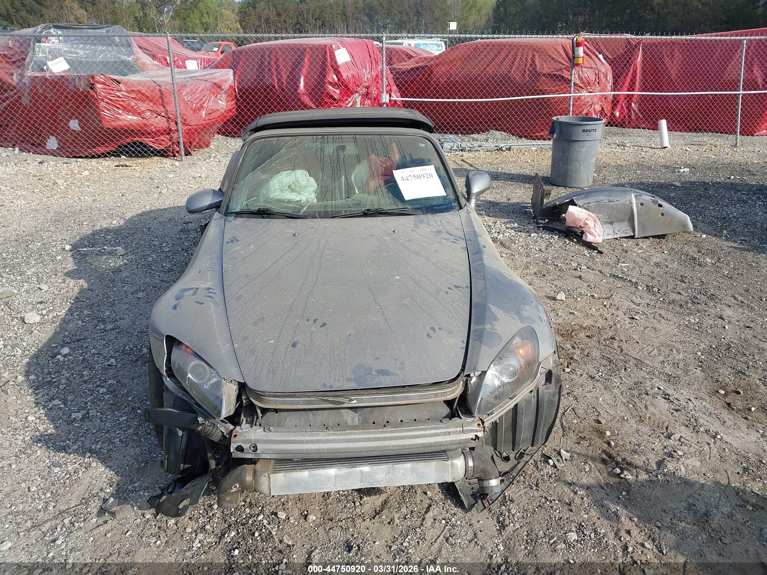 2004 Honda S2000   Burgundy vin: JHMAP21474T002361