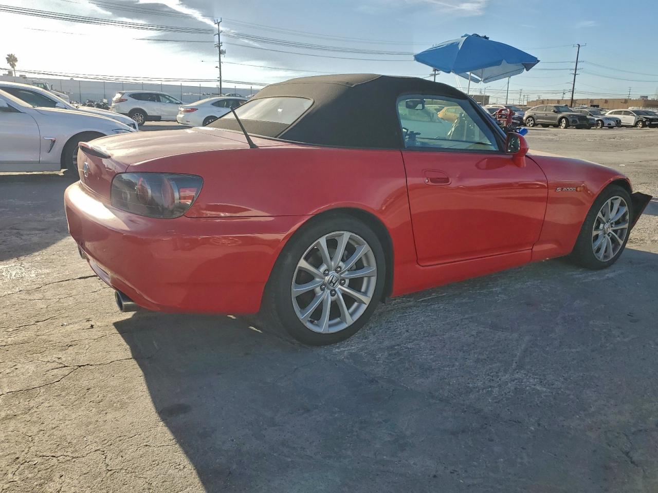 2006 Honda S2000 Red vin: JHMAP21476S003664
