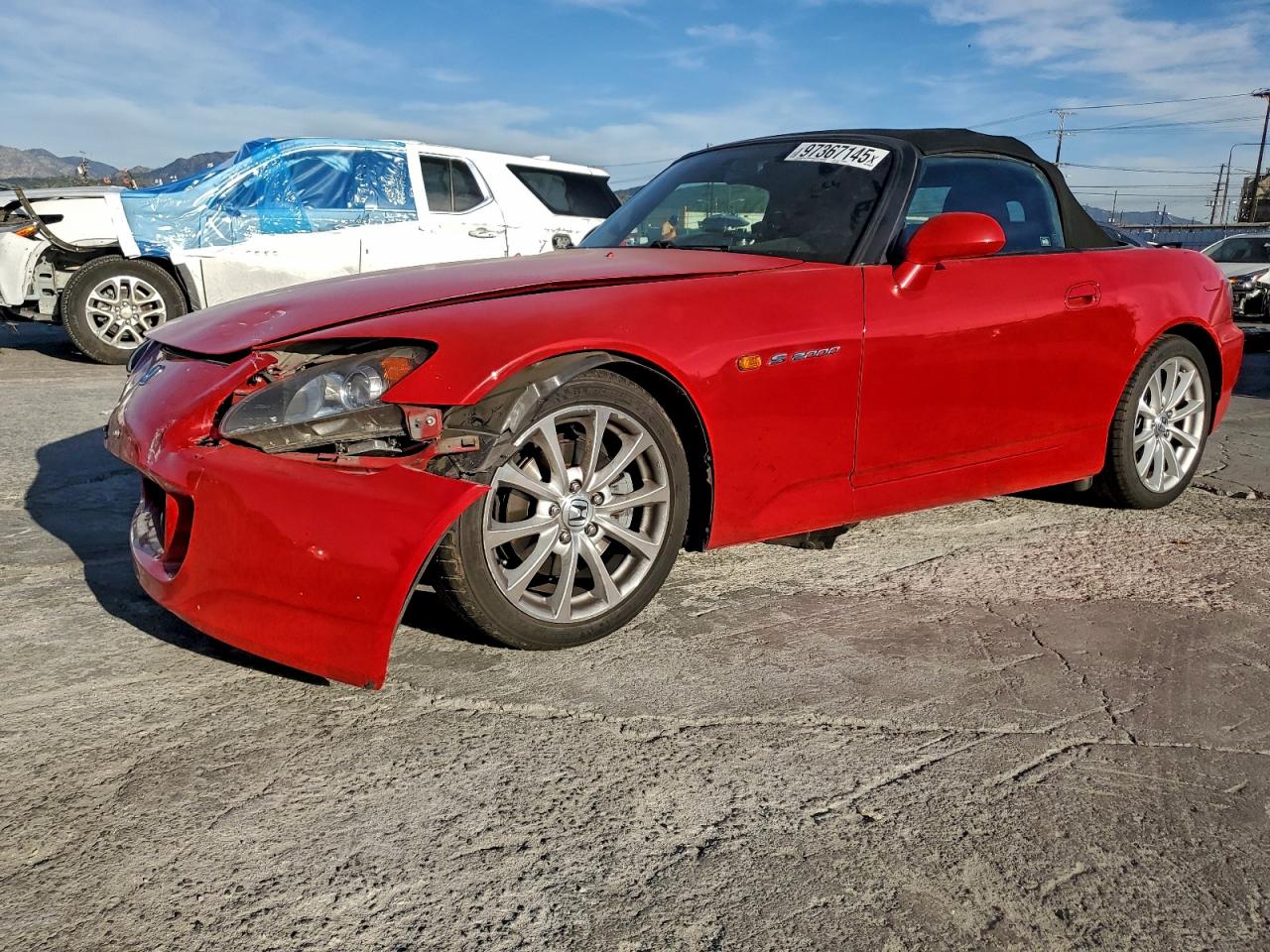 2006 Honda S2000 Red vin: JHMAP21476S003664