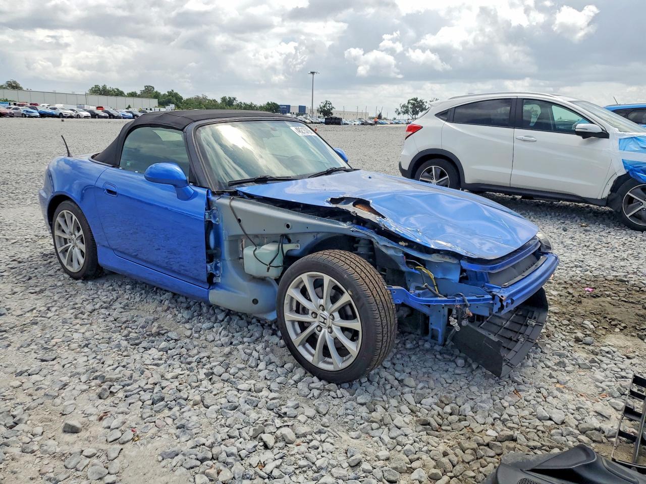2007 Honda S2000 Blue vin: JHMAP21487S000757