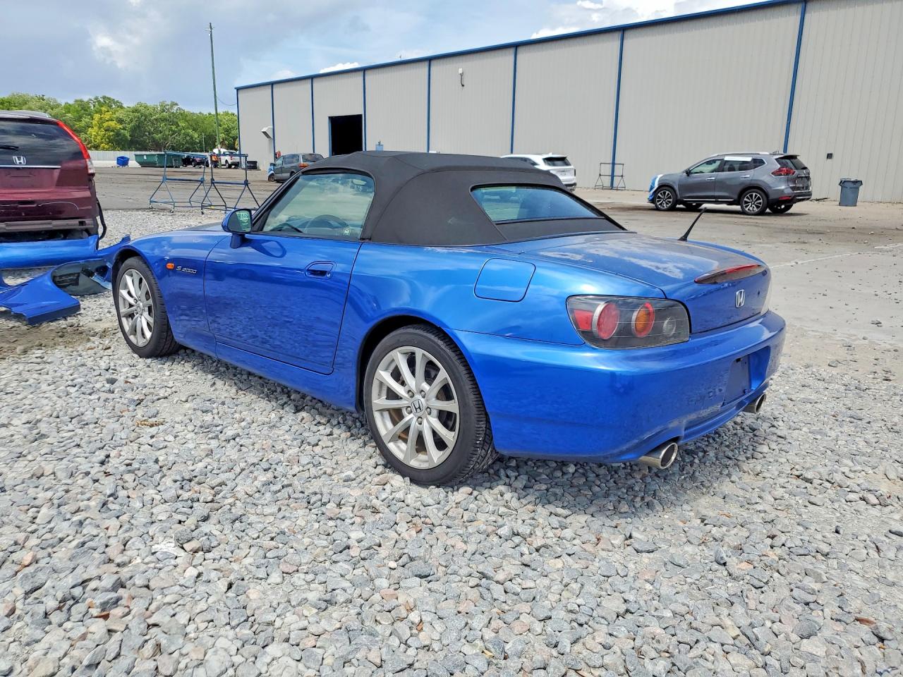 2007 Honda S2000 Blue vin: JHMAP21487S000757