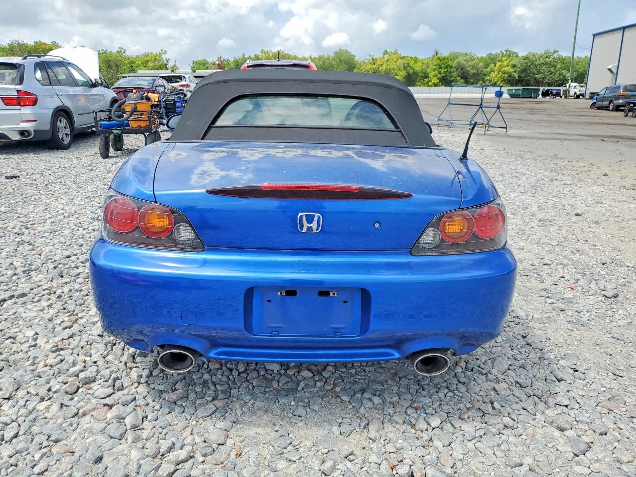 2007 Honda S2000 Blue vin: JHMAP21487S000757