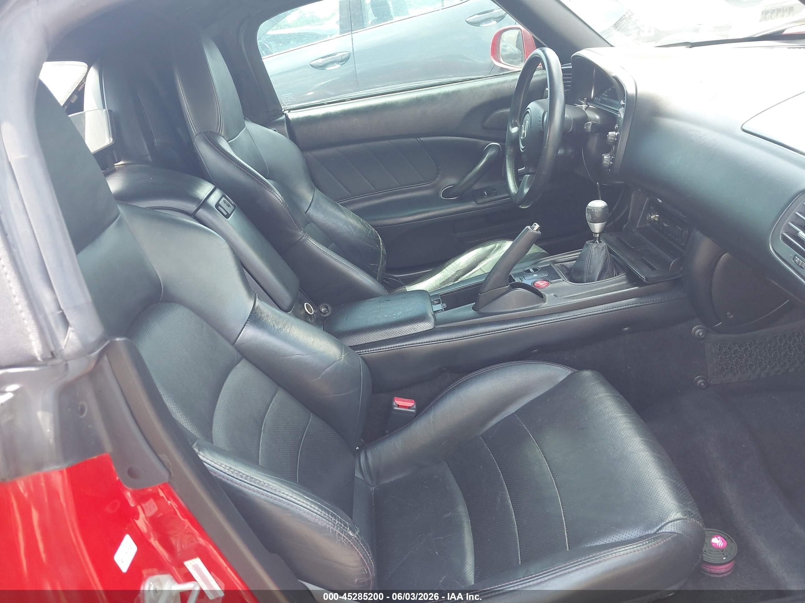 2008 Honda S2000   Red vin: JHMAP21488S001165