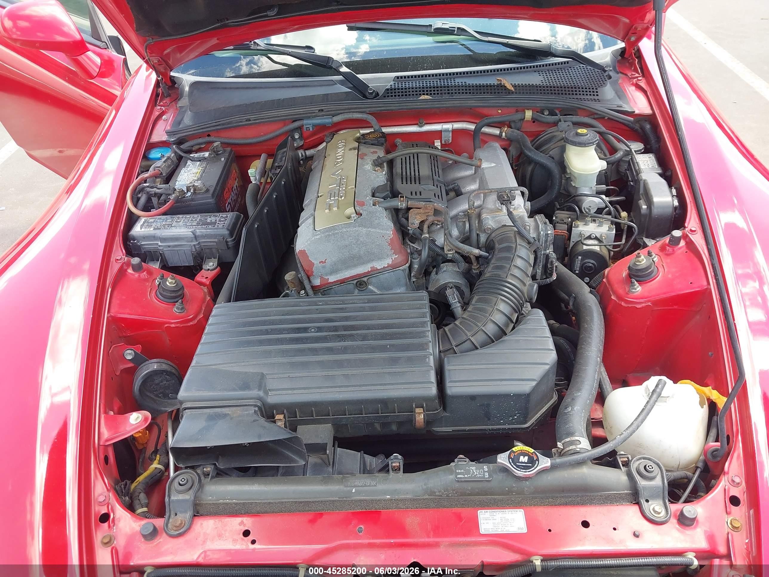2008 Honda S2000   Red vin: JHMAP21488S001165