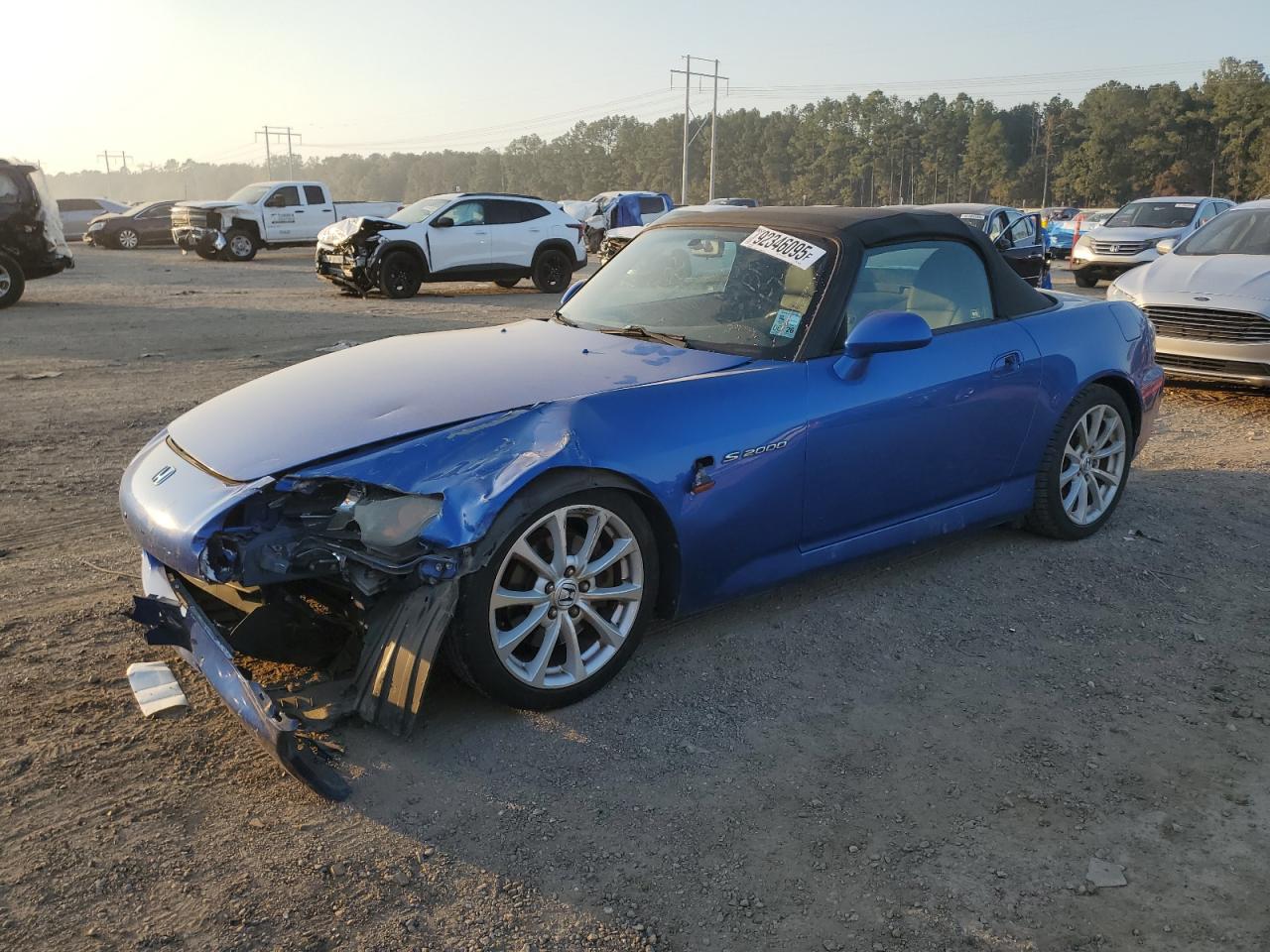 2006 Honda S2000 Blue vin: JHMAP21496S003780