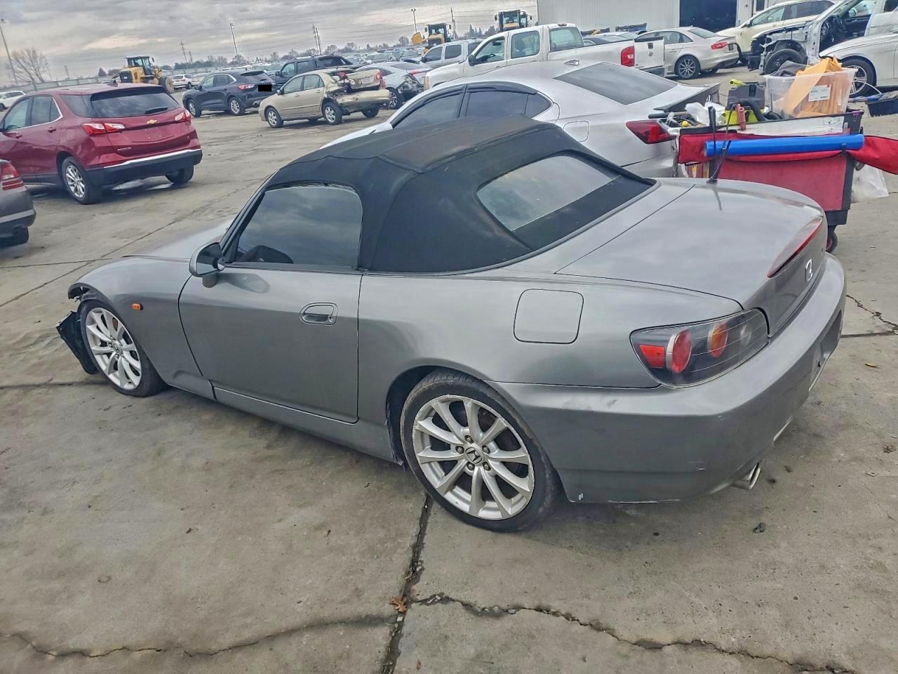 2007 Honda S2000 Gray vin: JHMAP214X7S001084