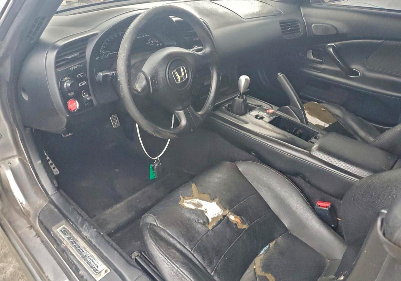 2007 Honda S2000 Gray vin: JHMAP214X7S001084