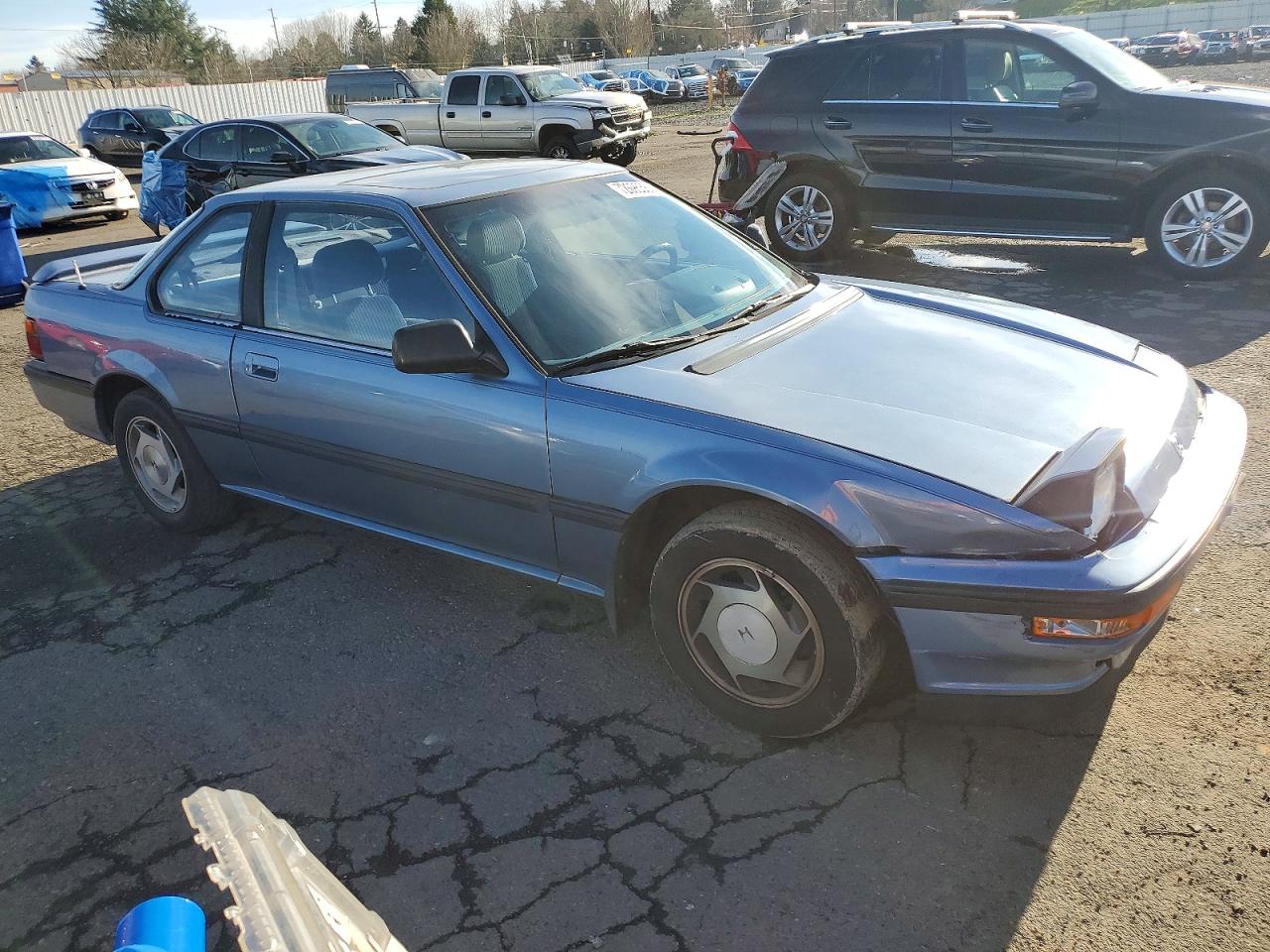 1989 Honda Prelude 2.0si Blue vin: JHMBA4133KC021723