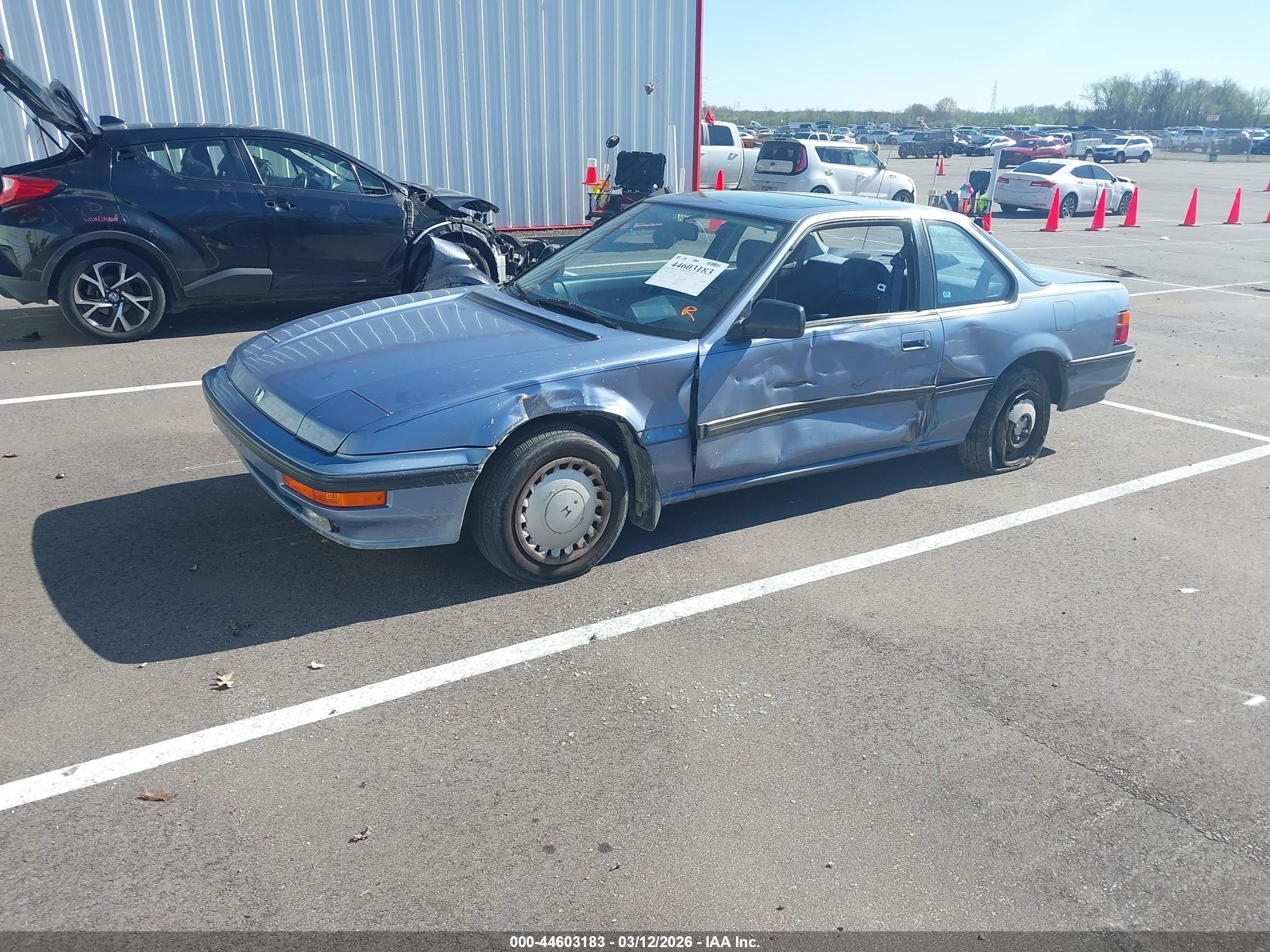 1989 Honda Prelude 2.0si/2.0s Blue vin: JHMBA4134KC036022
