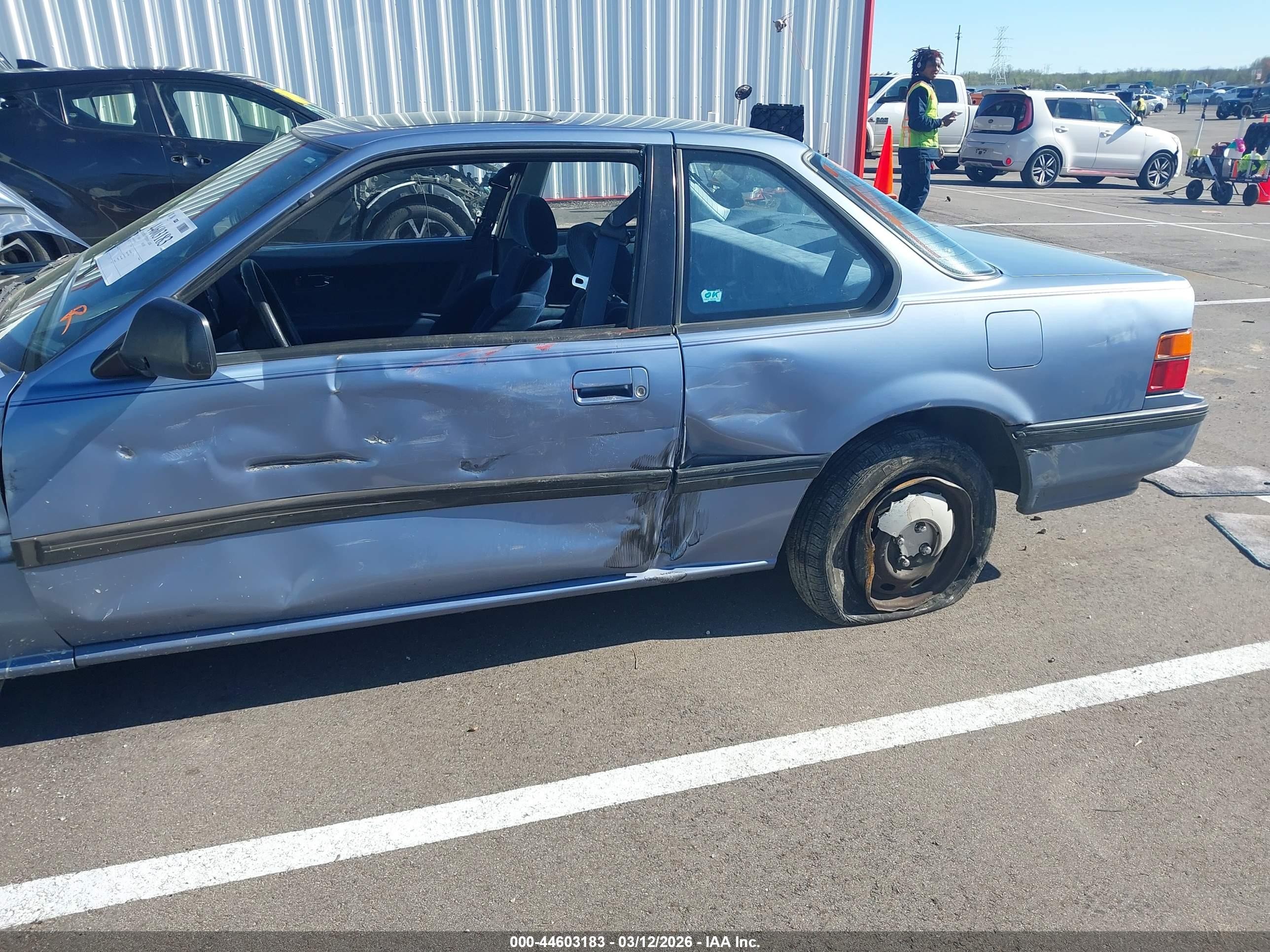 1989 Honda Prelude 2.0si/2.0s Blue vin: JHMBA4134KC036022