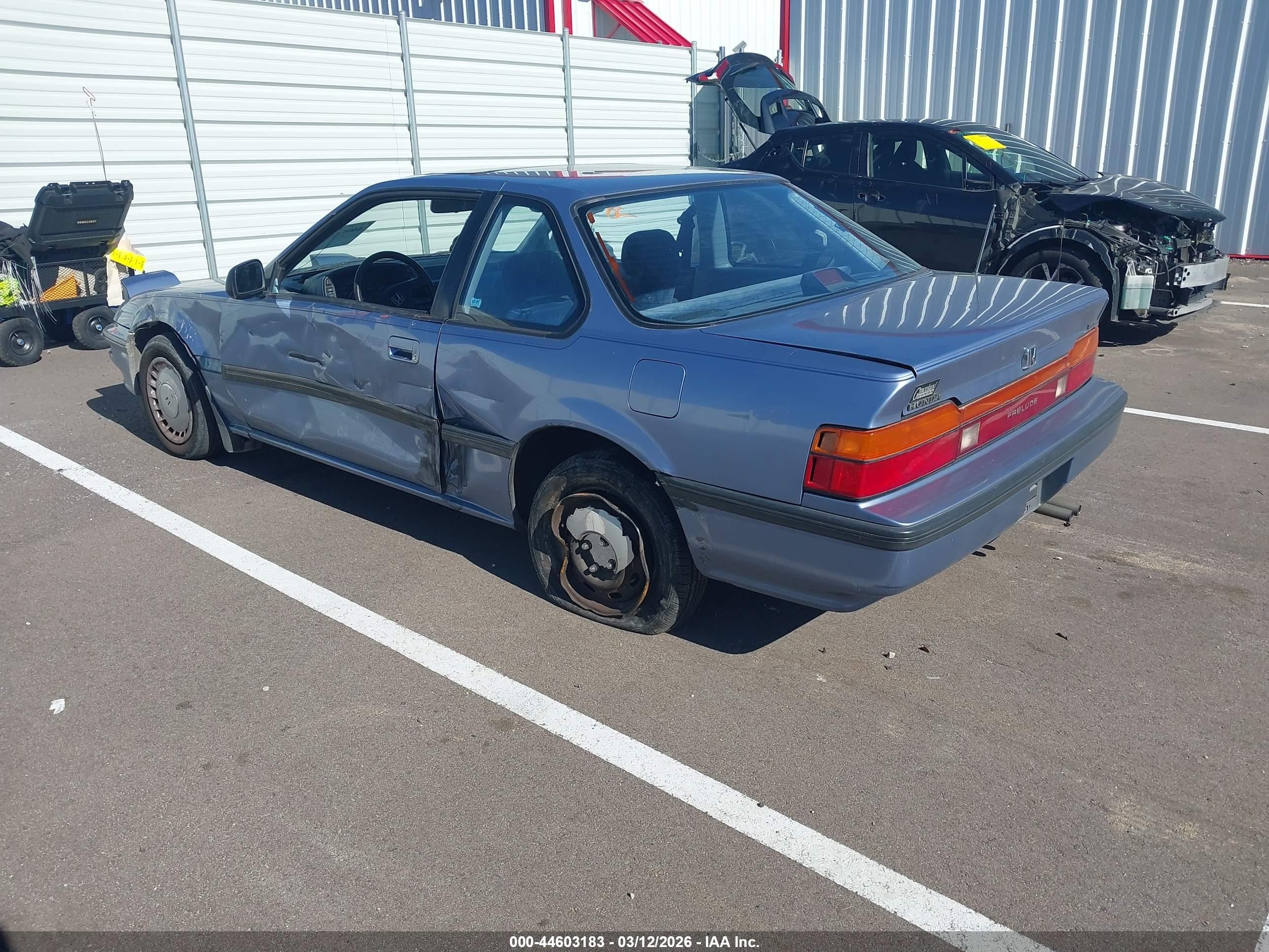 1989 Honda Prelude 2.0si/2.0s Blue vin: JHMBA4134KC036022