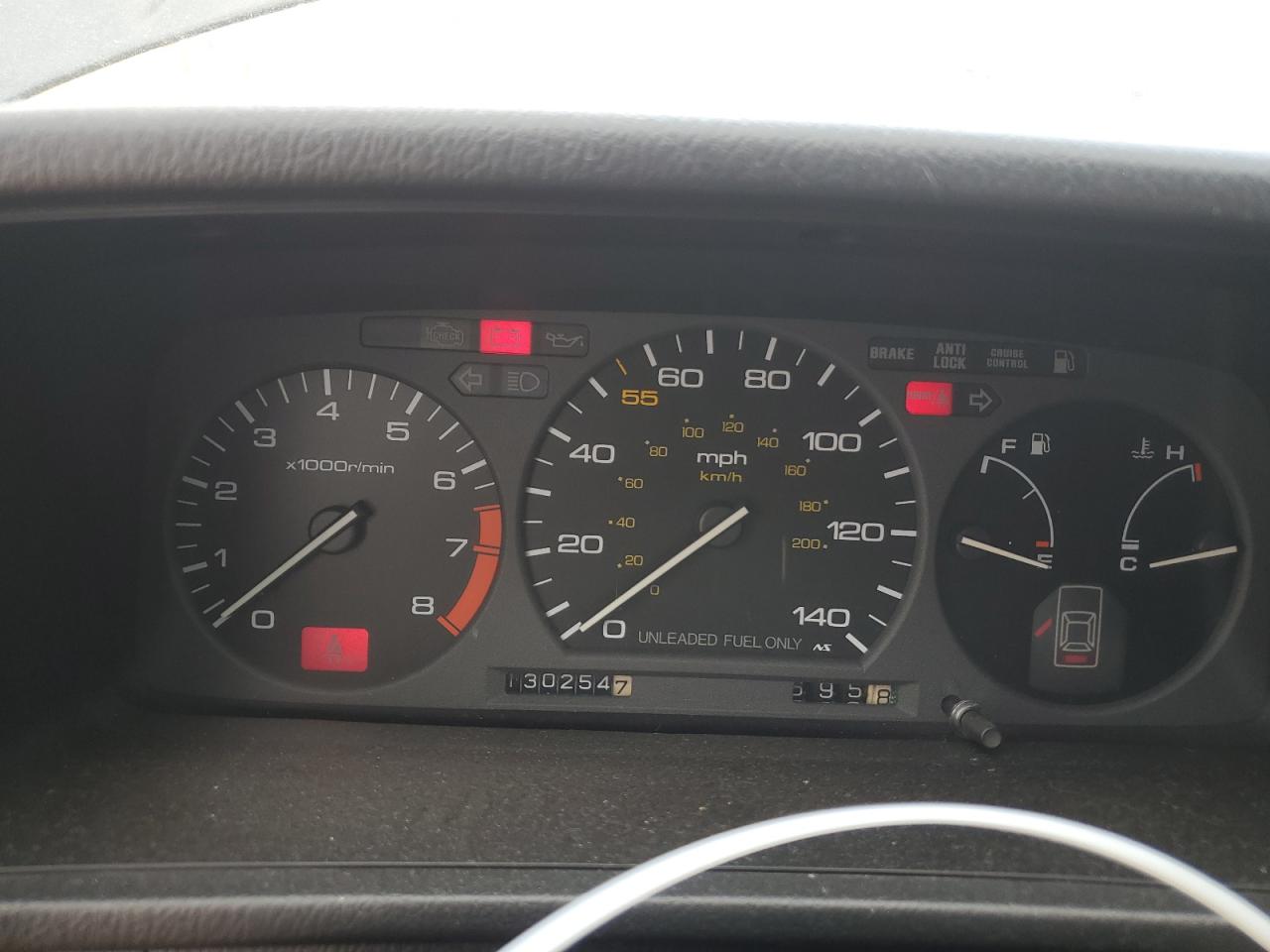 1991 Honda Prelude Si Alb Black vin: JHMBA4157MC013709