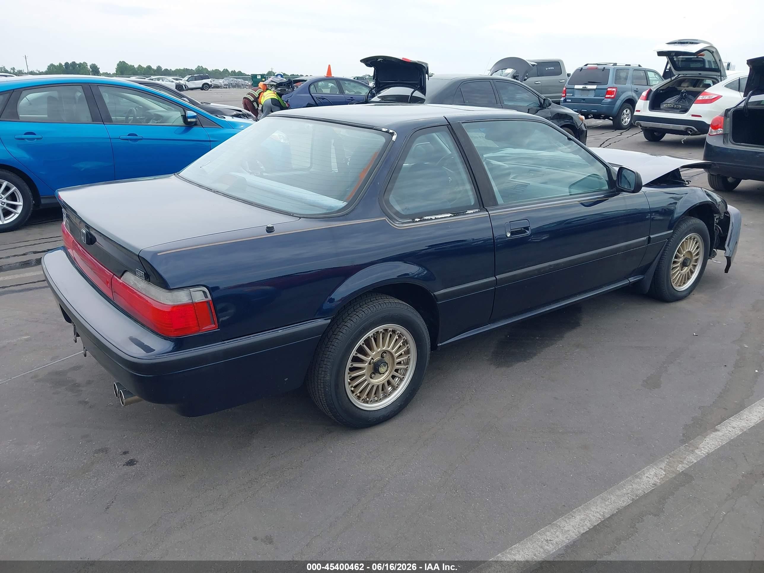 1991 Honda Prelude Si Dark Blue vin: JHMBA4231MC025853