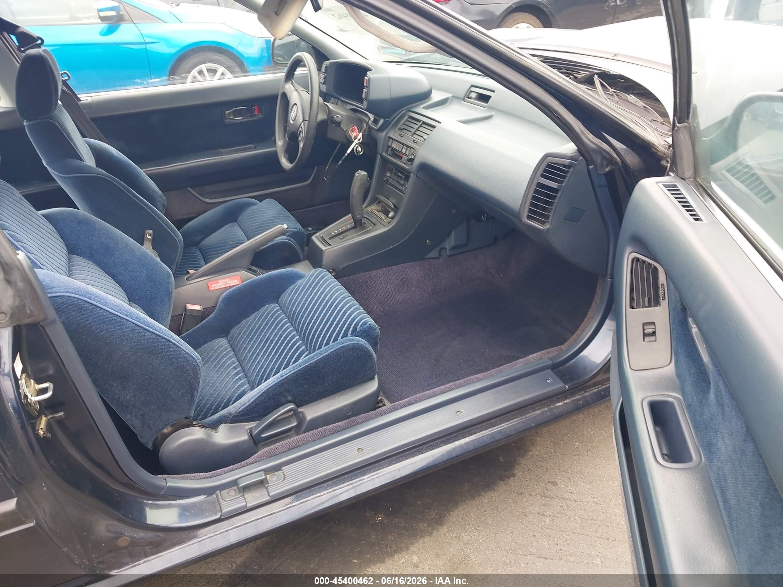 1991 Honda Prelude Si Dark Blue vin: JHMBA4231MC025853