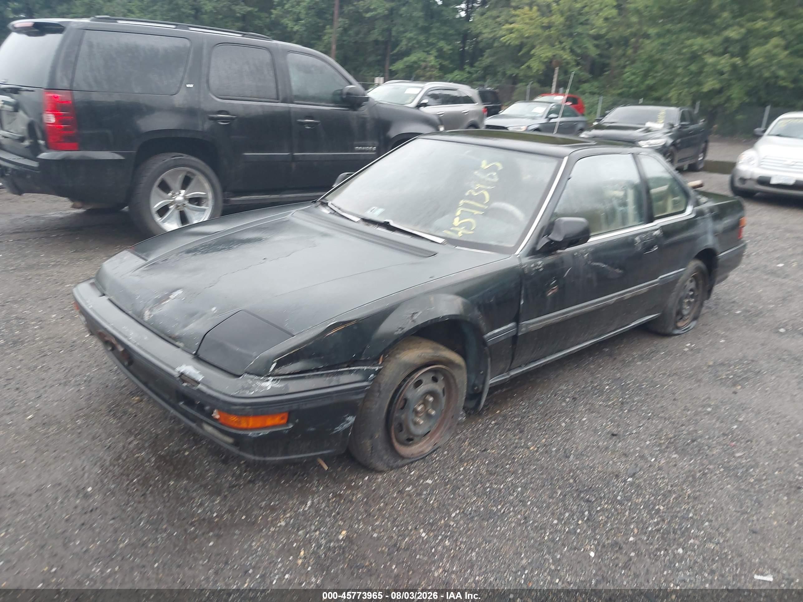 1989 Honda Prelude 2.0si/2.0s Черный vin: JHMBA4233KC061573
