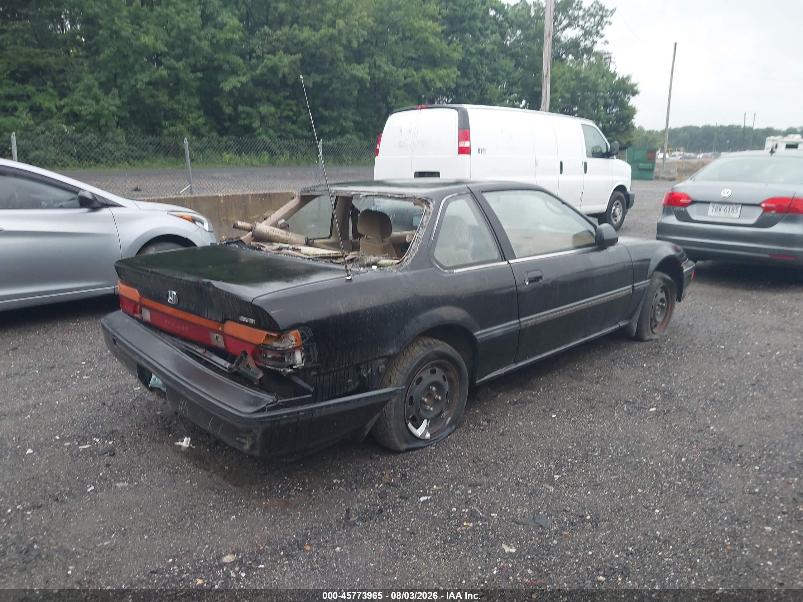 1989 Honda Prelude 2.0si/2.0s Черный vin: JHMBA4233KC061573