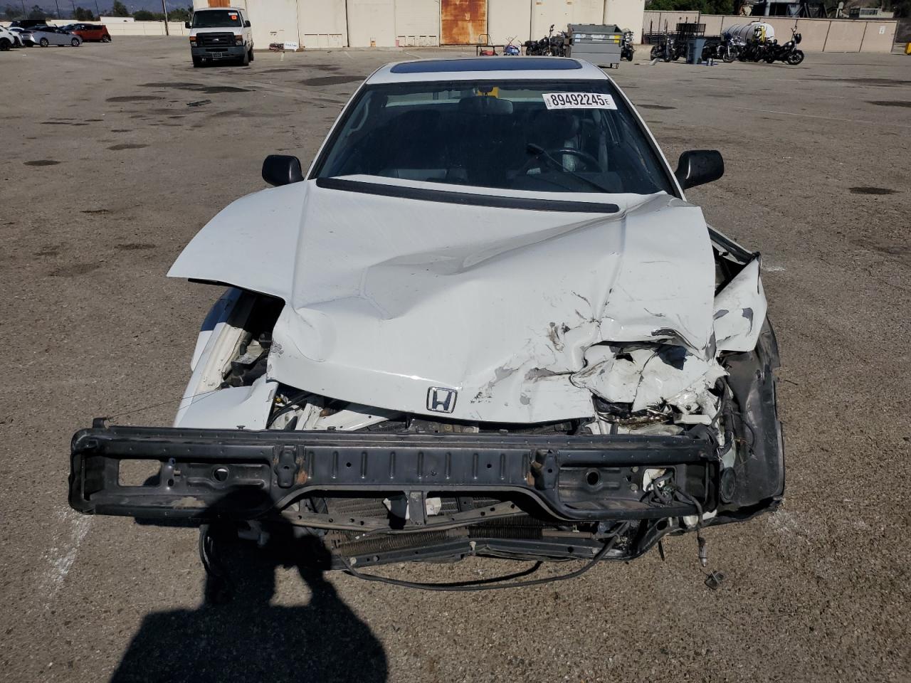 1991 Honda Prelude Si White vin: JHMBA4234MC024907