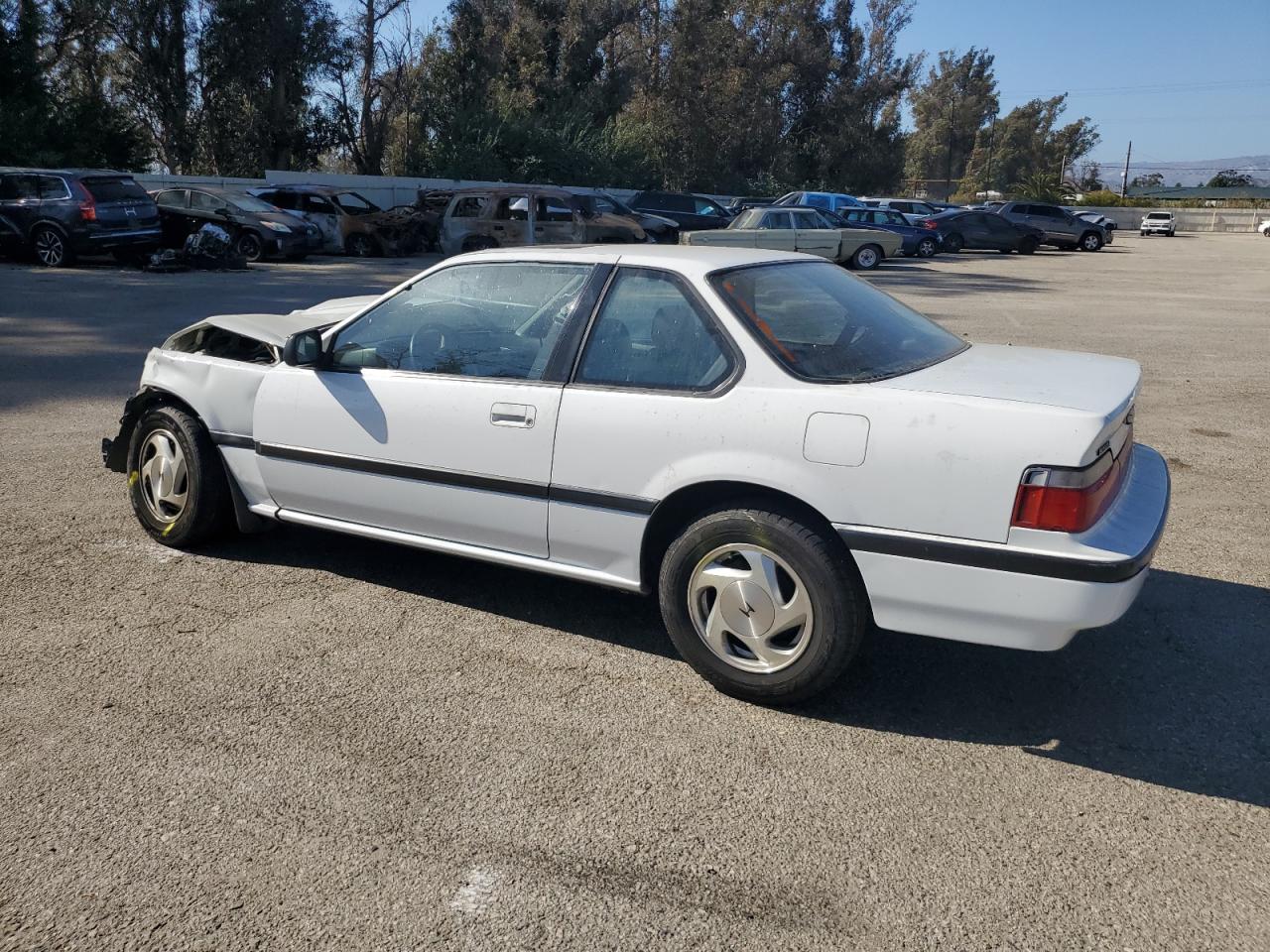 1991 Honda Prelude Si White vin: JHMBA4234MC024907