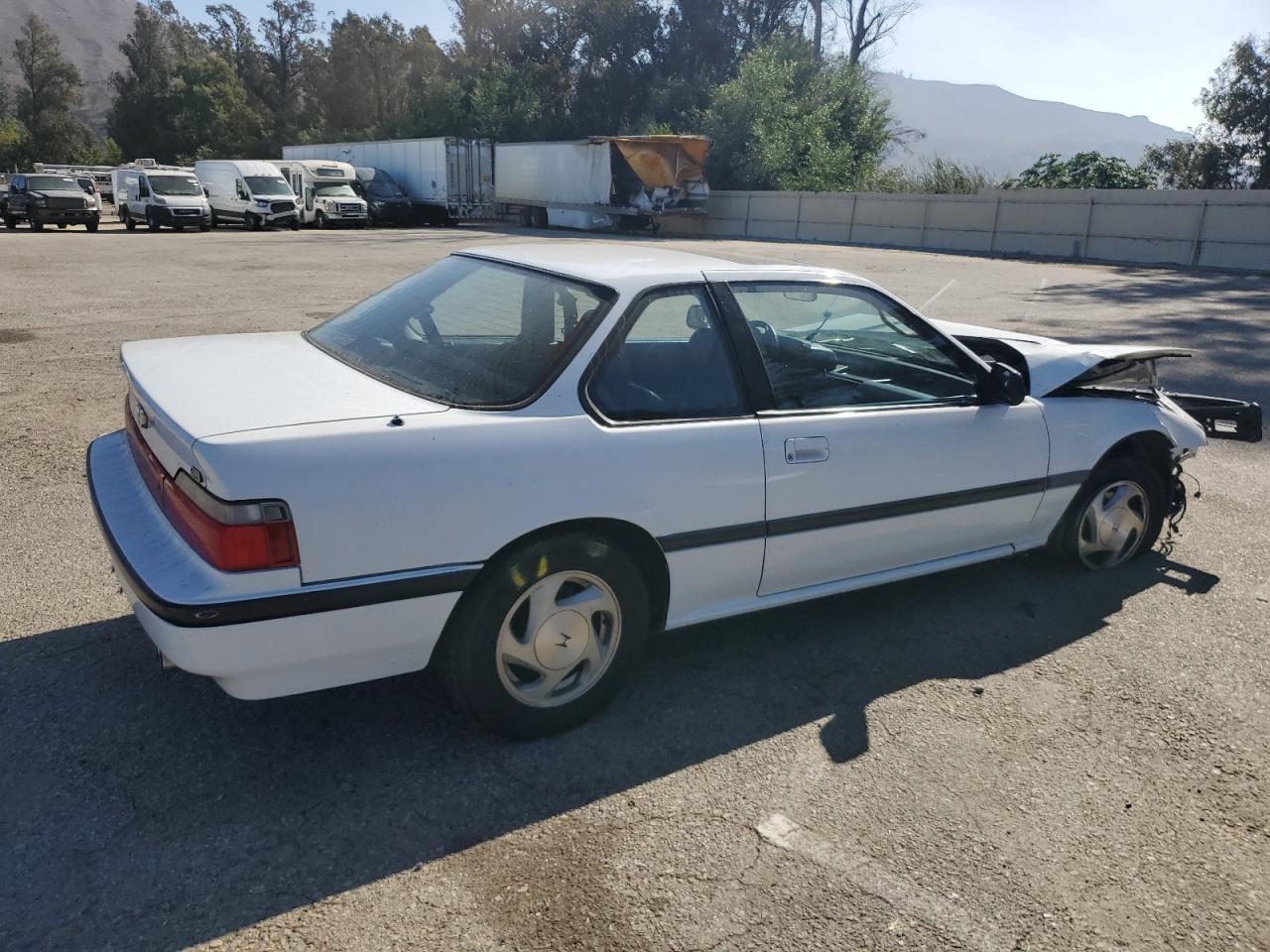 1991 Honda Prelude Si White vin: JHMBA4234MC024907