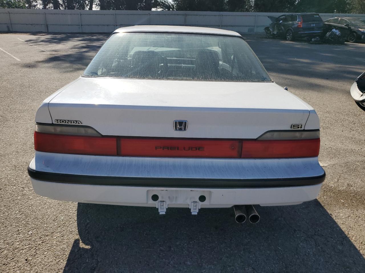 1991 Honda Prelude Si White vin: JHMBA4234MC024907