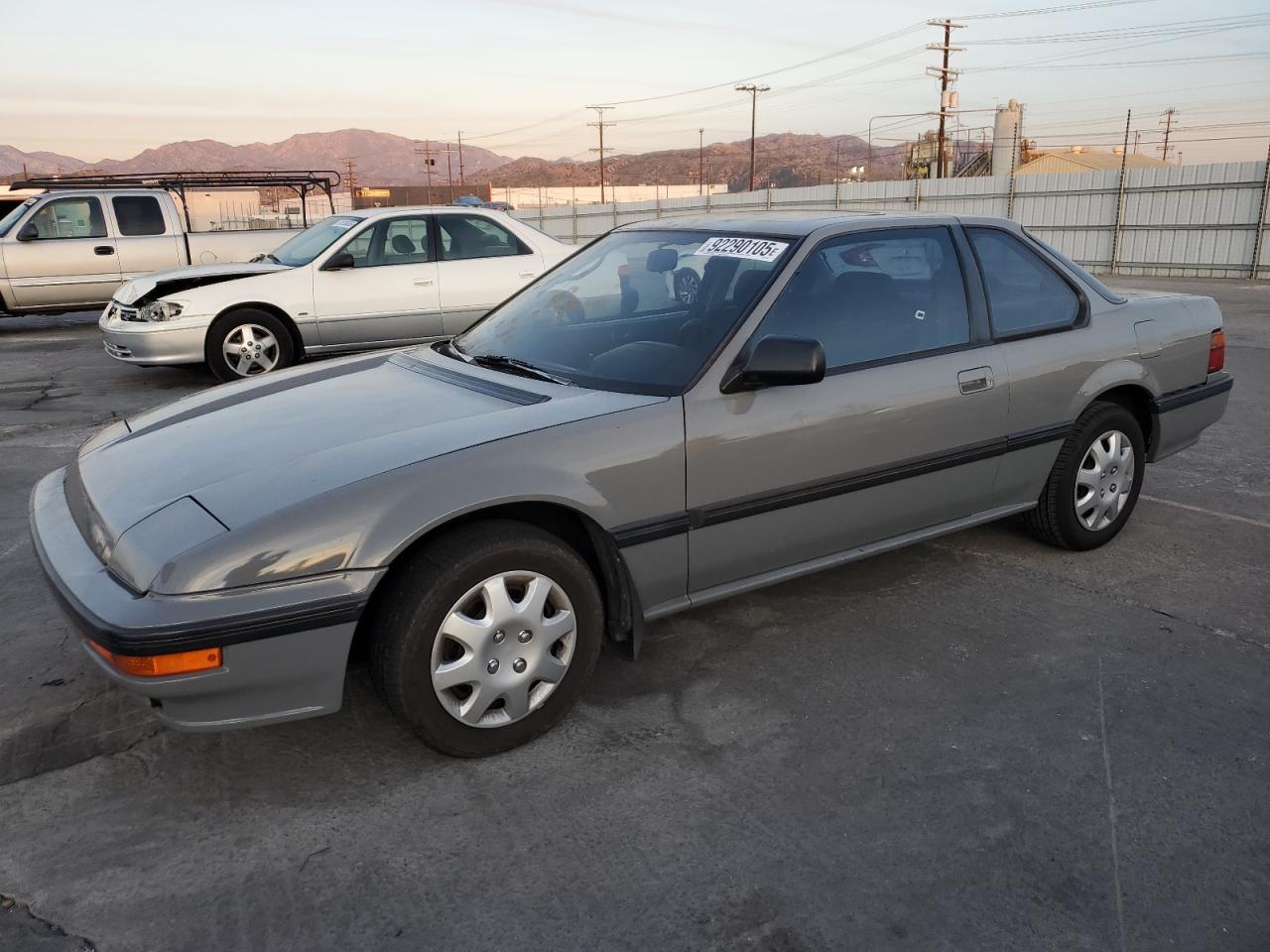 1989 Honda Prelude 2.0si Gray vin: JHMBA4238KC038869