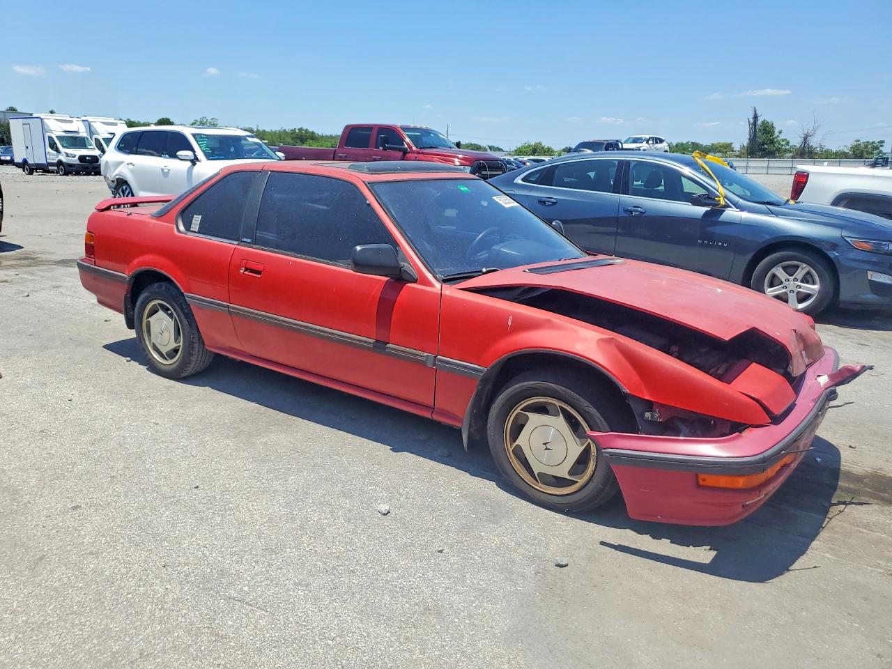 1989 Honda Prelude Si Красный vin: JHMBA424XKC025954