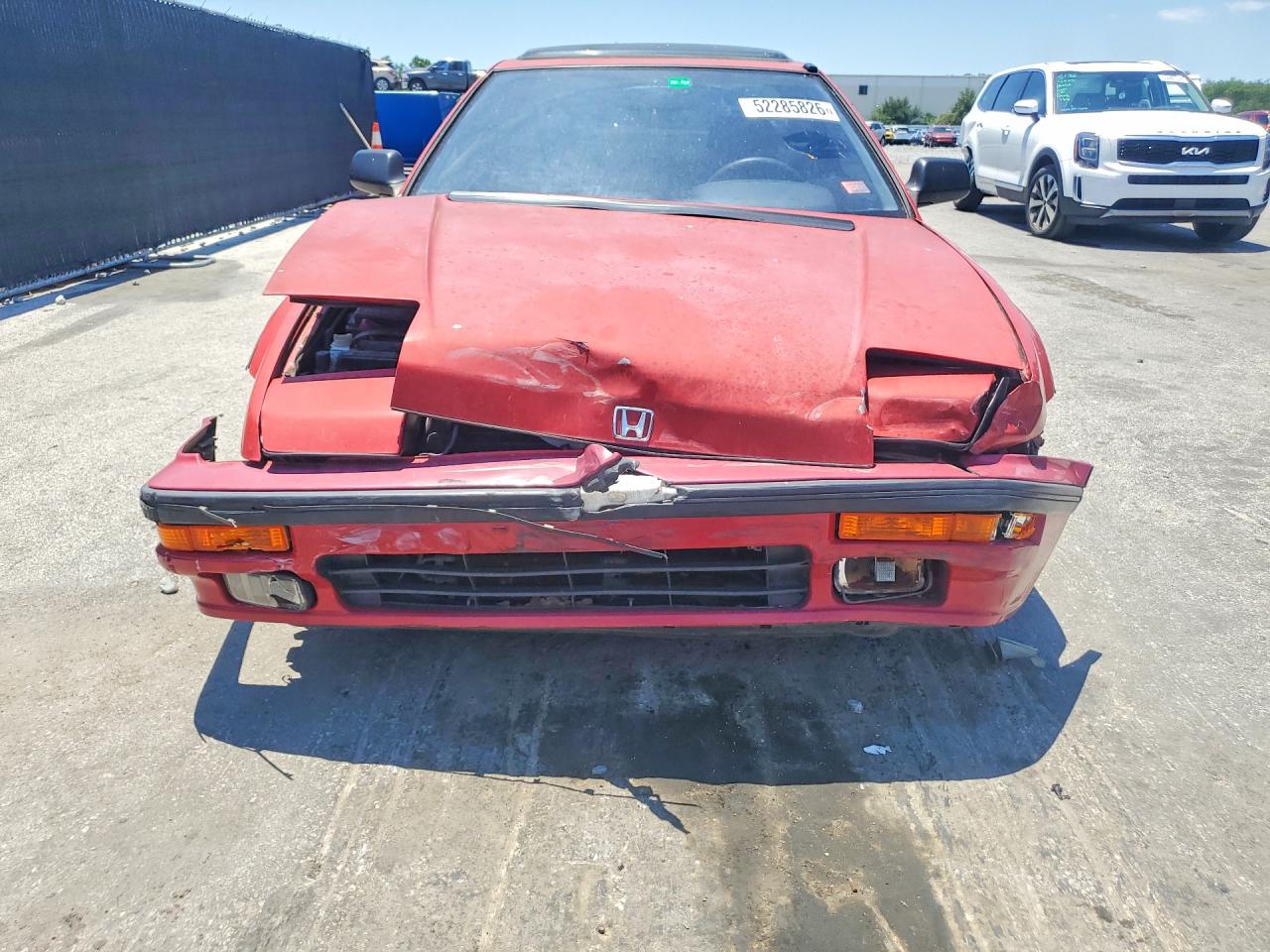 1989 Honda Prelude Si Красный vin: JHMBA424XKC025954
