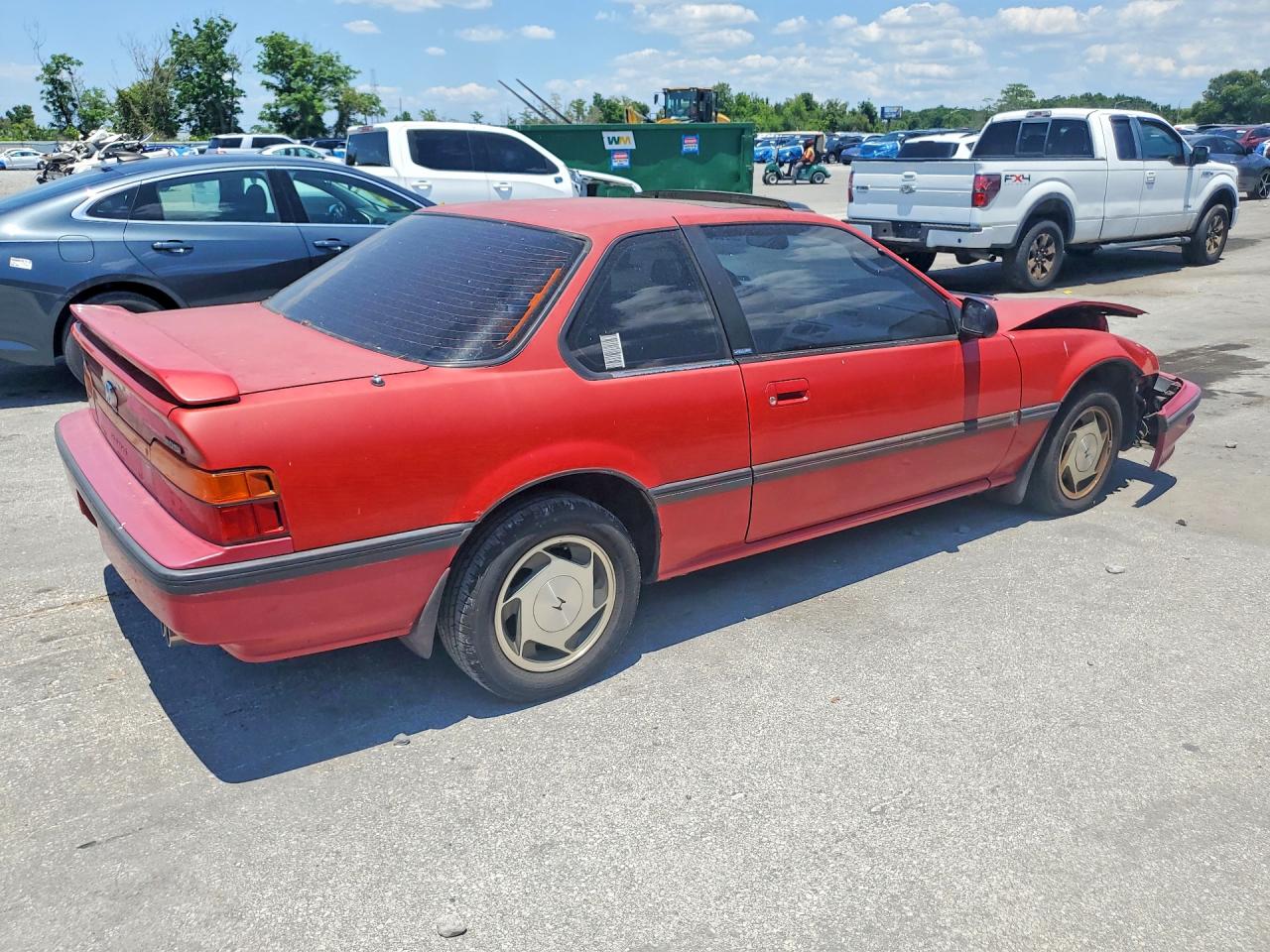 1989 Honda Prelude Si Красный vin: JHMBA424XKC025954