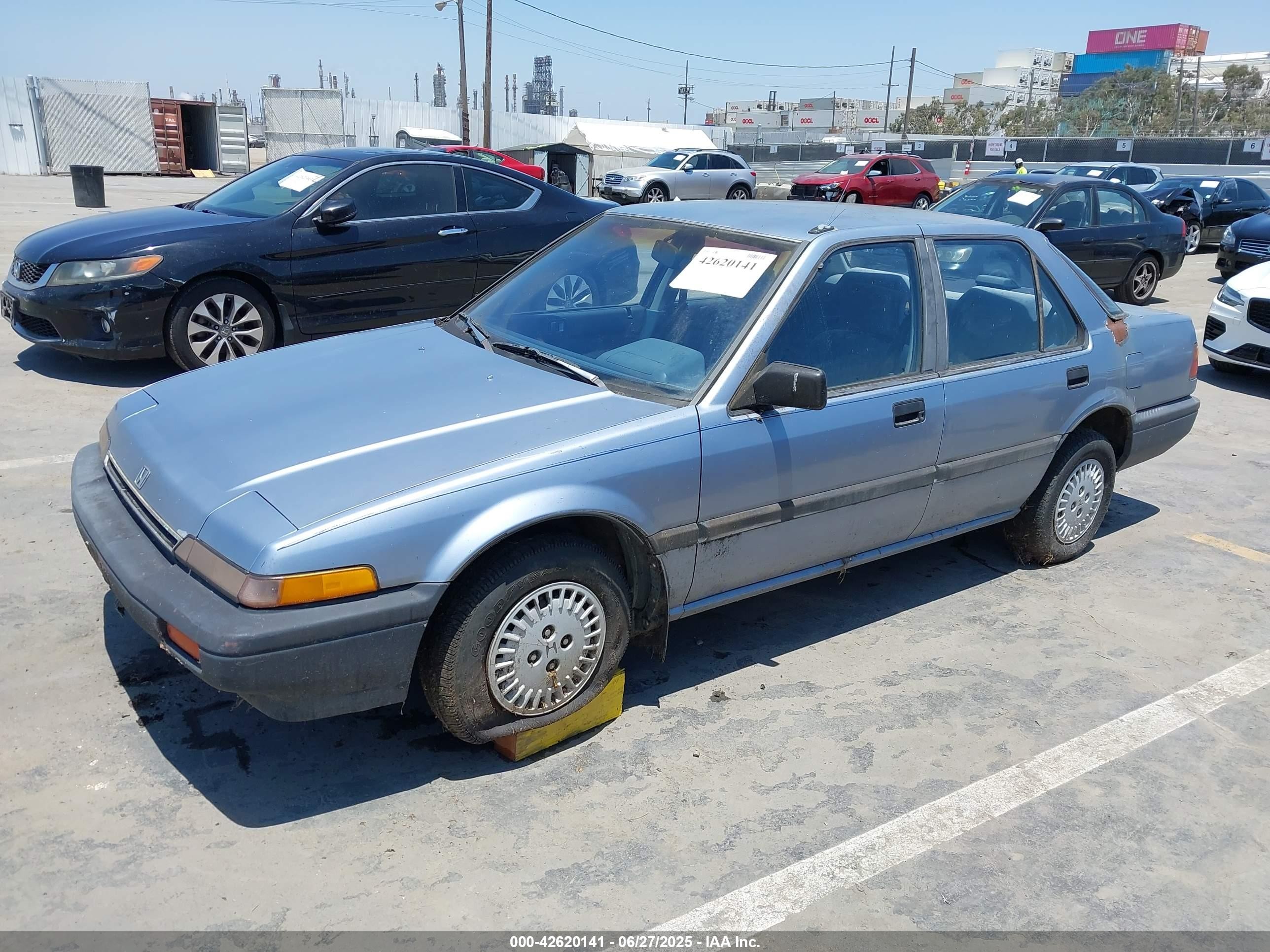 1986 Honda Accord Dx Blue vin: JHMBA5423GC055337