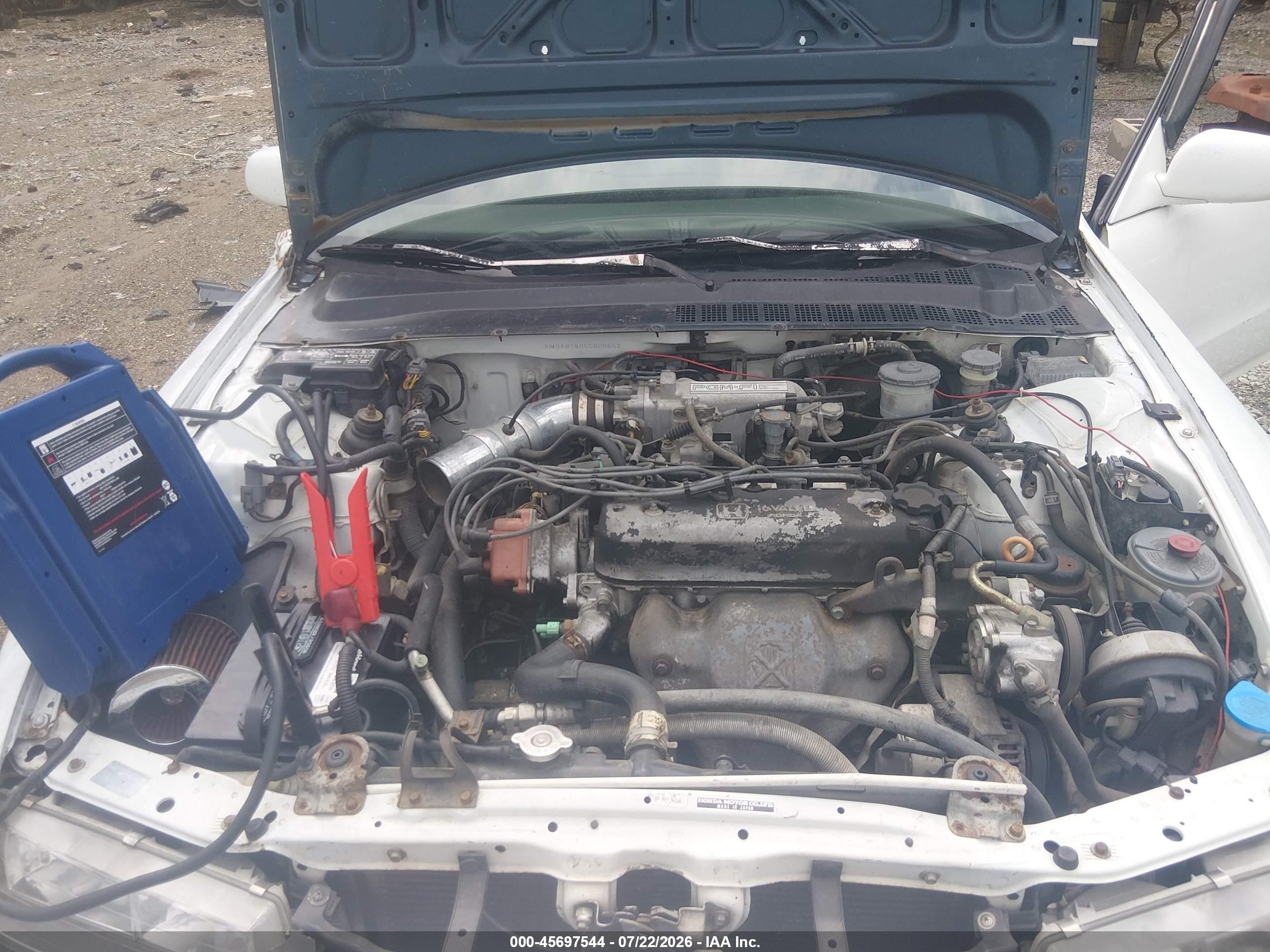 1995 Honda Prelude S Белый vin: JHMBA8140SC000652