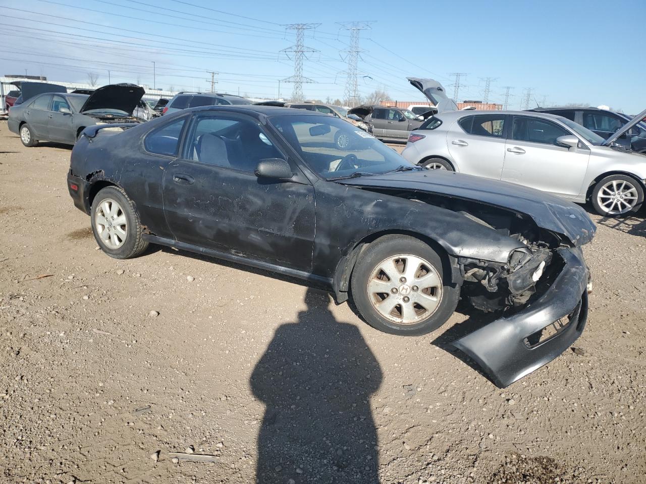 1992 Honda Prelude Base Gray vin: JHMBA8142NC010703