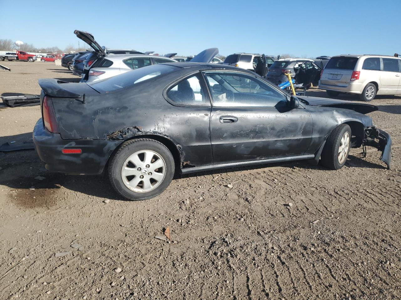 1992 Honda Prelude Base Gray vin: JHMBA8142NC010703