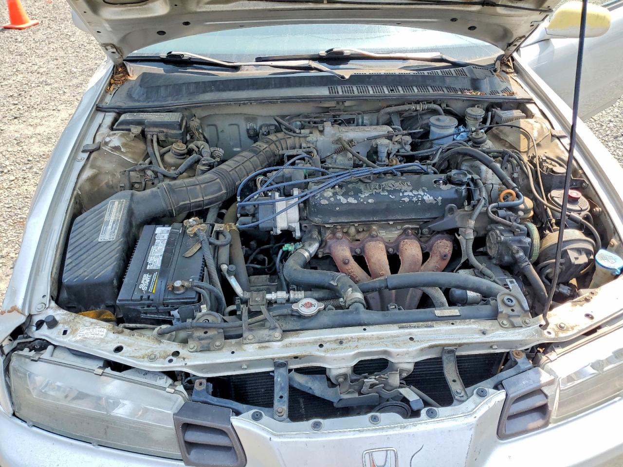 1993 Honda Prelude Base Silver vin: JHMBA814XPC002366