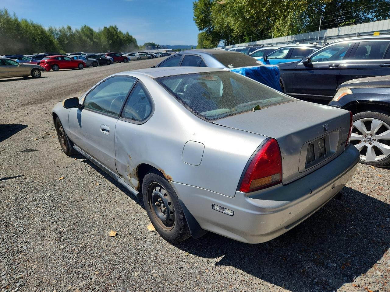 1993 Honda Prelude Base Silver vin: JHMBA814XPC002366
