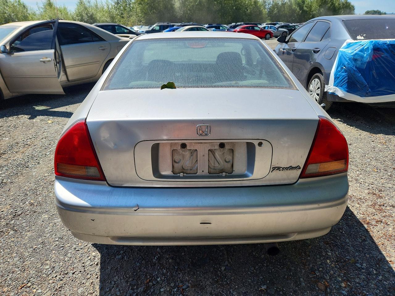 1993 Honda Prelude Base Silver vin: JHMBA814XPC002366