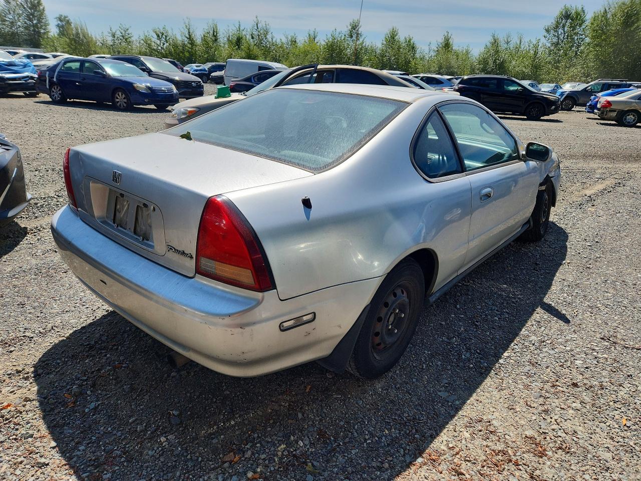 1993 Honda Prelude Base Silver vin: JHMBA814XPC002366