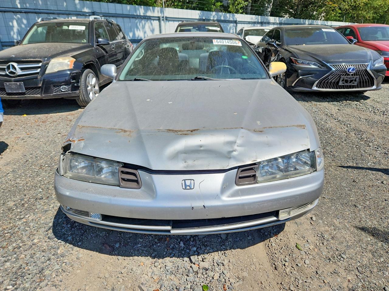 1993 Honda Prelude Base Silver vin: JHMBA814XPC002366