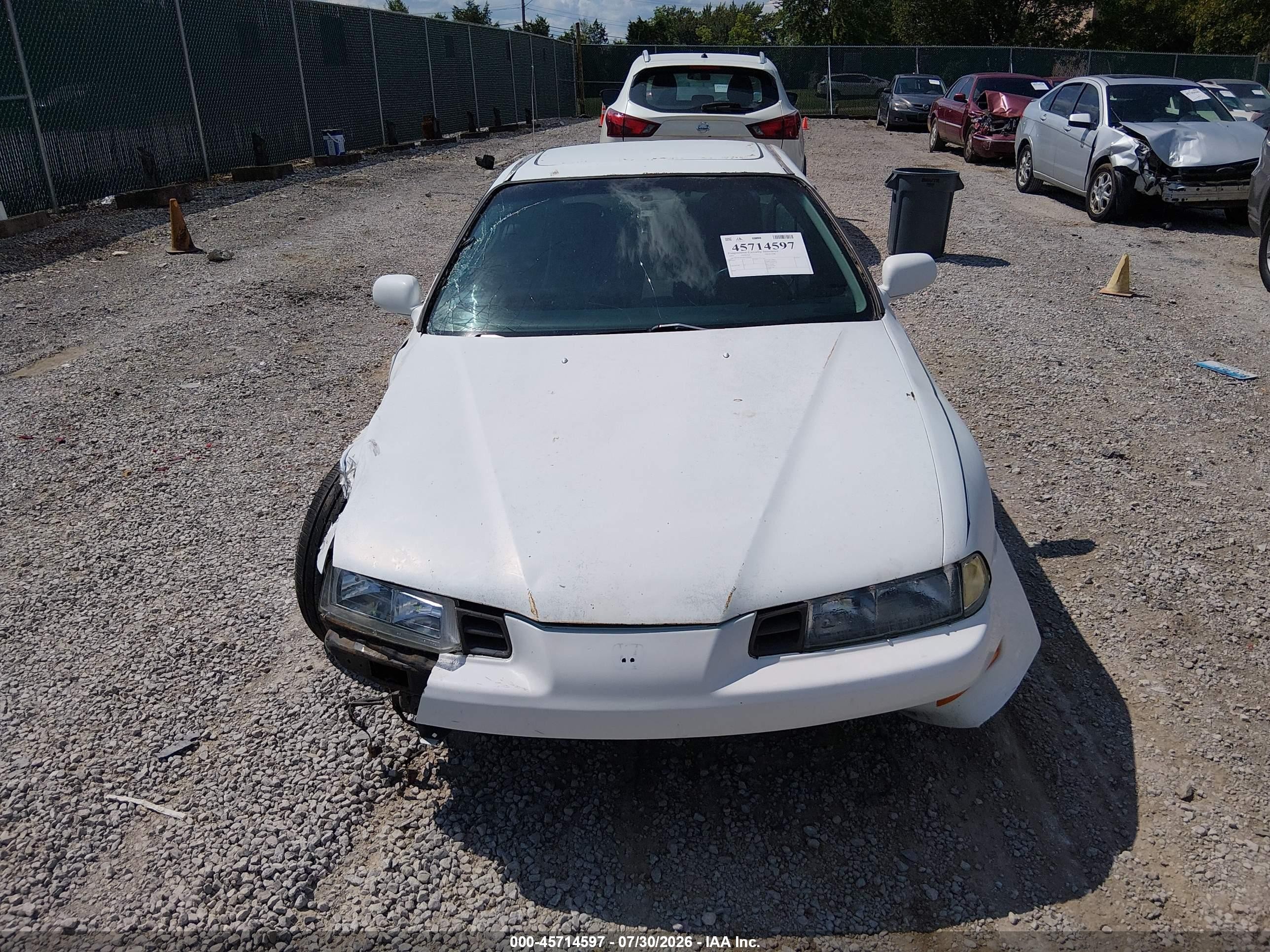 1992 Honda Prelude S Белый vin: JHMBA8246NC006667