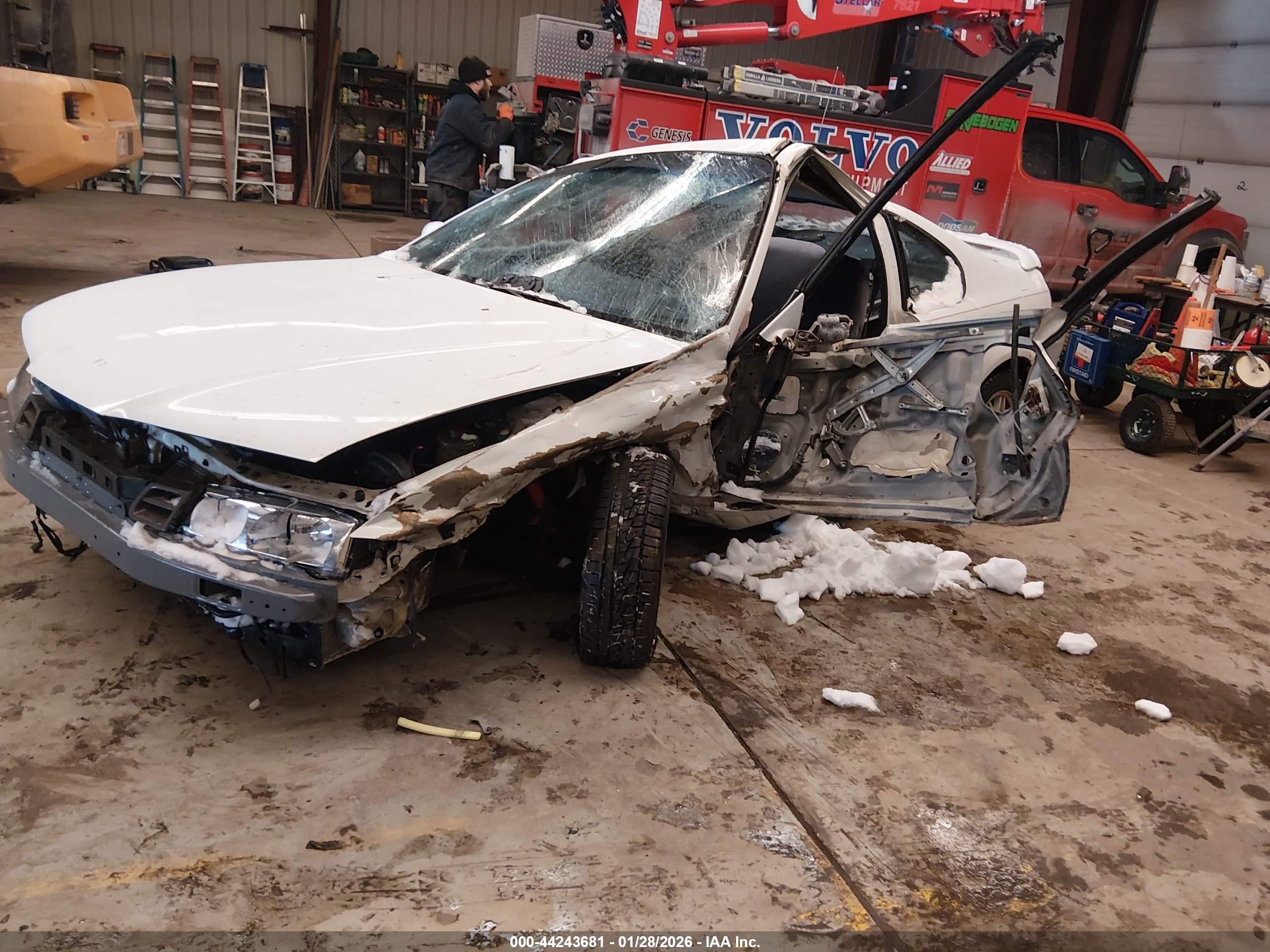 1992 Honda Prelude S White vin: JHMBA8248NC002278